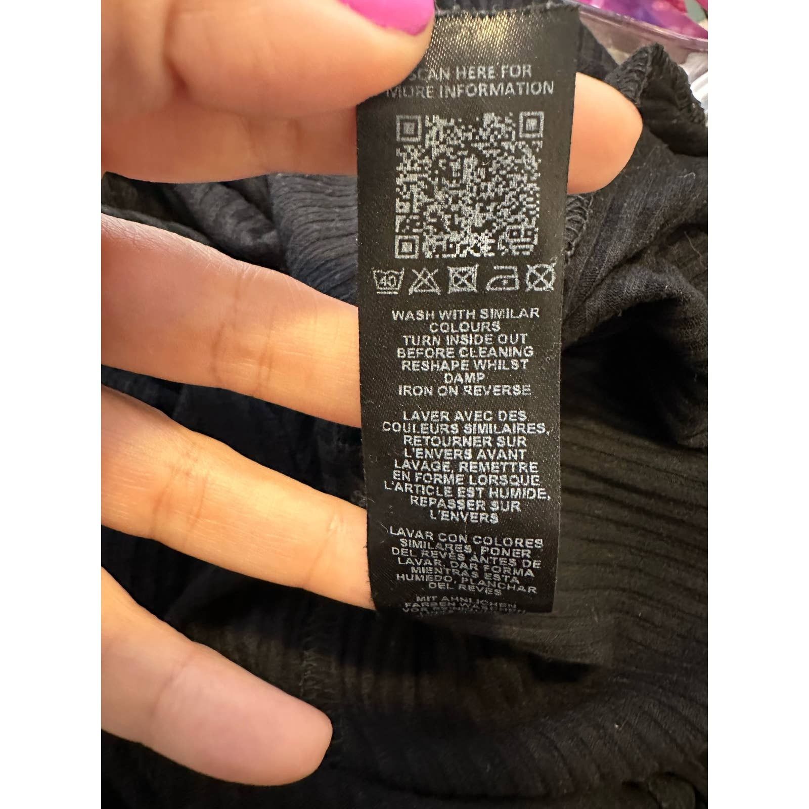 Asos Asos black crew neck long sleeves side slits sweater size 4 Size S / US 4 / IT 40 - 4 Thumbnail