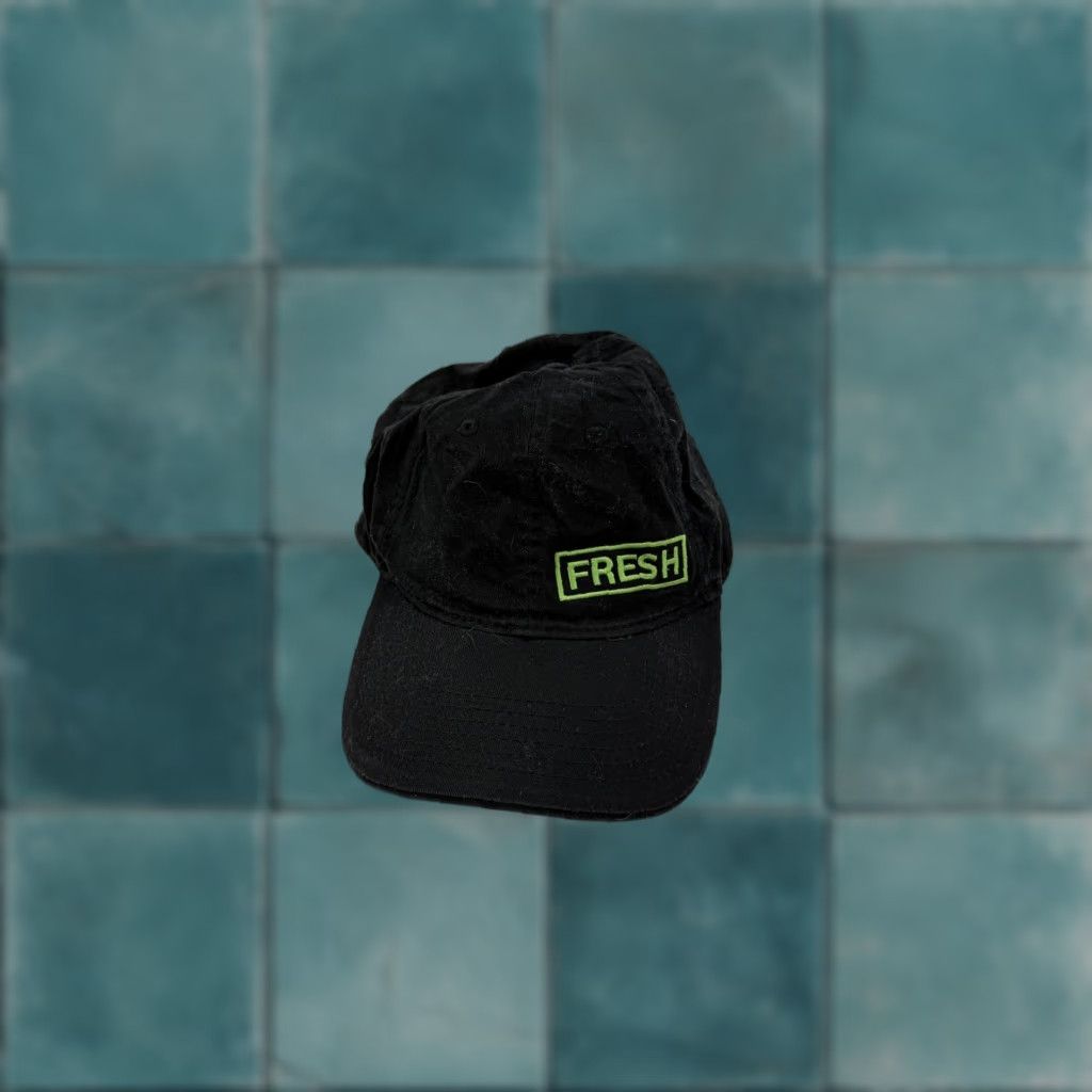 Logo 7 VINTAGE Subway Hat Cap Strap Back Black Fresh Embroidered Logo Sandwich Promo Mens Size ONE SIZE - 1 Thumbnail