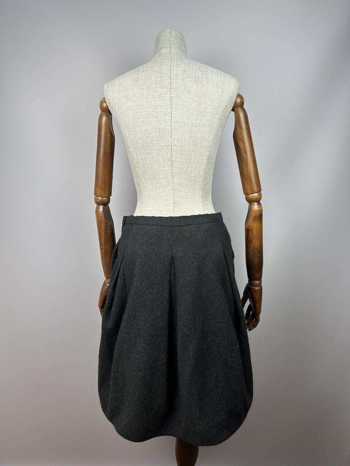 Ralph Lauren Black Label Ralph Lauren Black Label Camel Hair Tweed Balloon Bell Skirt Size 28" / US 6 / IT 42 - 5 Thumbnail
