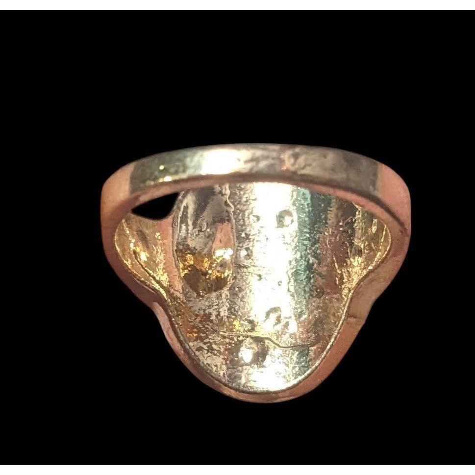 Other Bold Glam Gold And Black Faceted Gemmed Ring Size 6 Size ONE SIZE - 11 Thumbnail