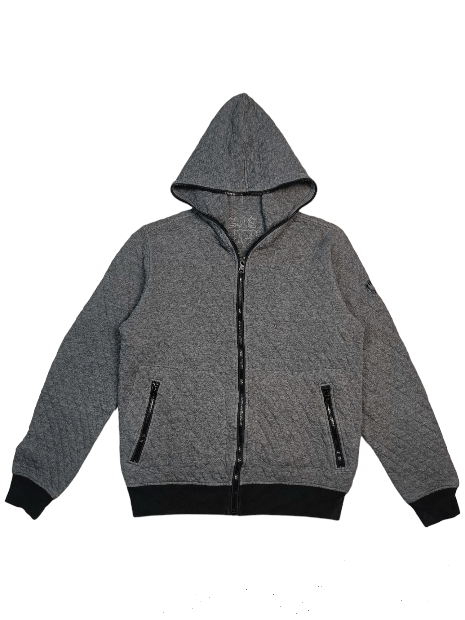 GAS GAS JAPAN ZIGOR QUILT ZIPPER HOODIE Size US M / EU 48-50 / 2 - 1 Thumbnail