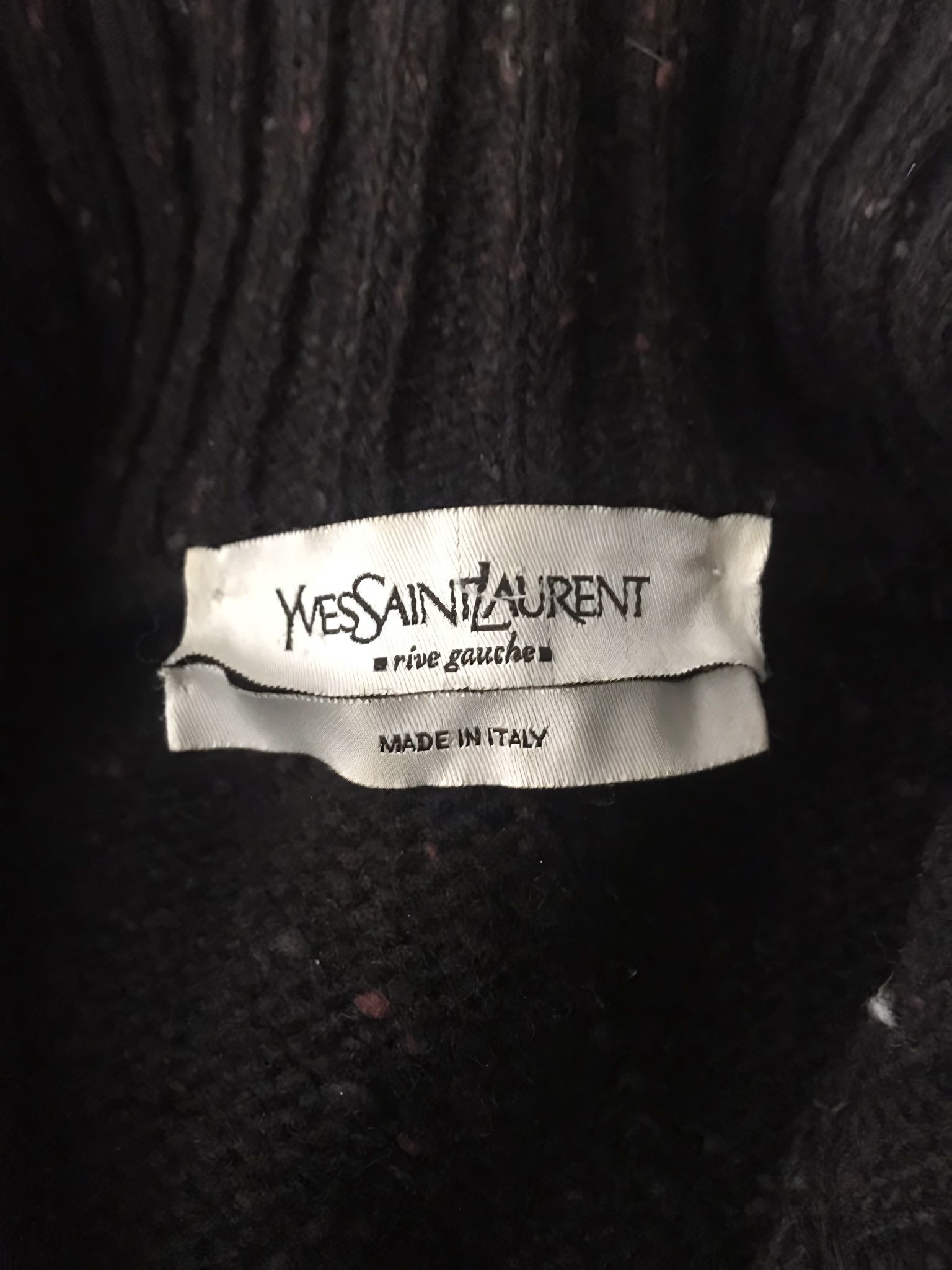 Saint Laurent Paris × Tom Ford × Yves Saint Laurent RIVE GAUCHE WOOL KNITTED JACKET Size US M / EU 48-50 / 2 - 5 Thumbnail