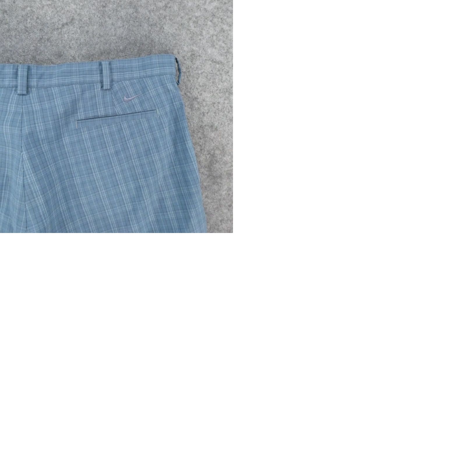 Nike Nike Golf Shorts Mens 40 Chino Flat Front Blue Plaid Dry Lightweight Size US 40 / EU 56 - 10 Thumbnail