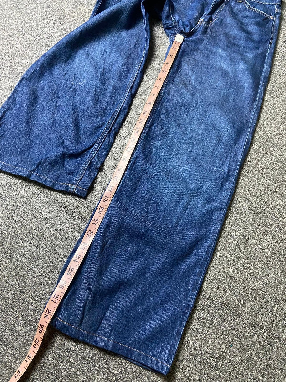 Japanese Brand &Denim Ultra High Waist Wide Regular Fit Jeans (139) Size 25" / US 0 / IT 36 - 8 Thumbnail