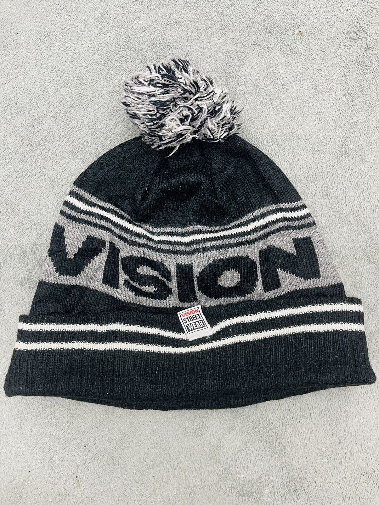 Vision Streetwear Y2K VISION STREETWEAR POM POM BEANIES Size ONE SIZE - 1 Thumbnail