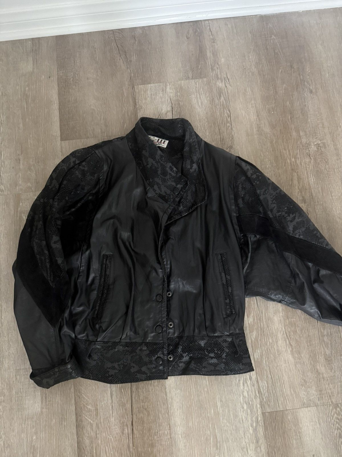 G-III Vintage Korean Leather Jacket Size L / US 10 / IT 46 - 1 Thumbnail