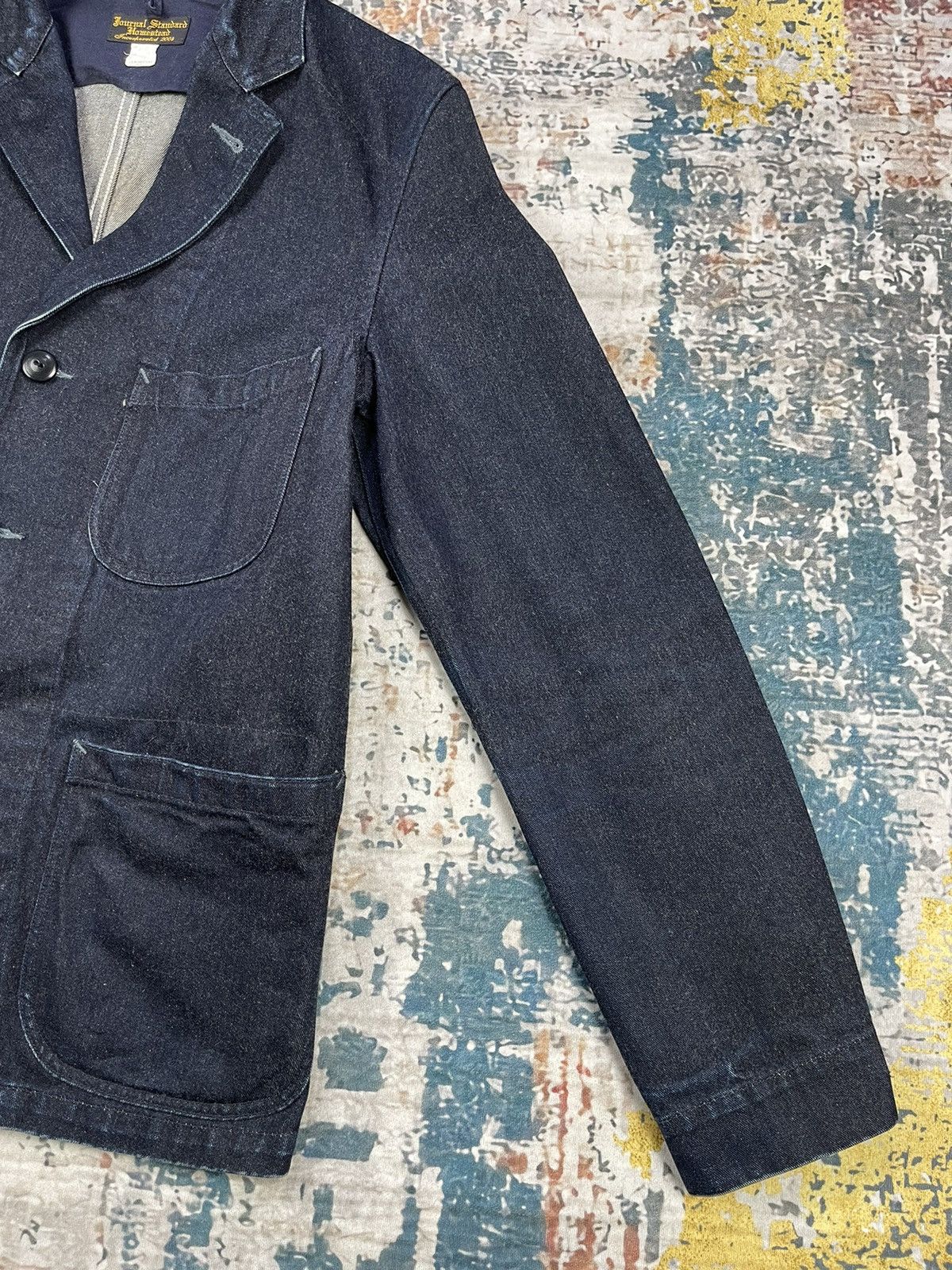 J.S. Homestead J.S Homestead Indigo Dekoboko Denim Jackets Size US S / EU 44-46 / 1 - 4 Thumbnail
