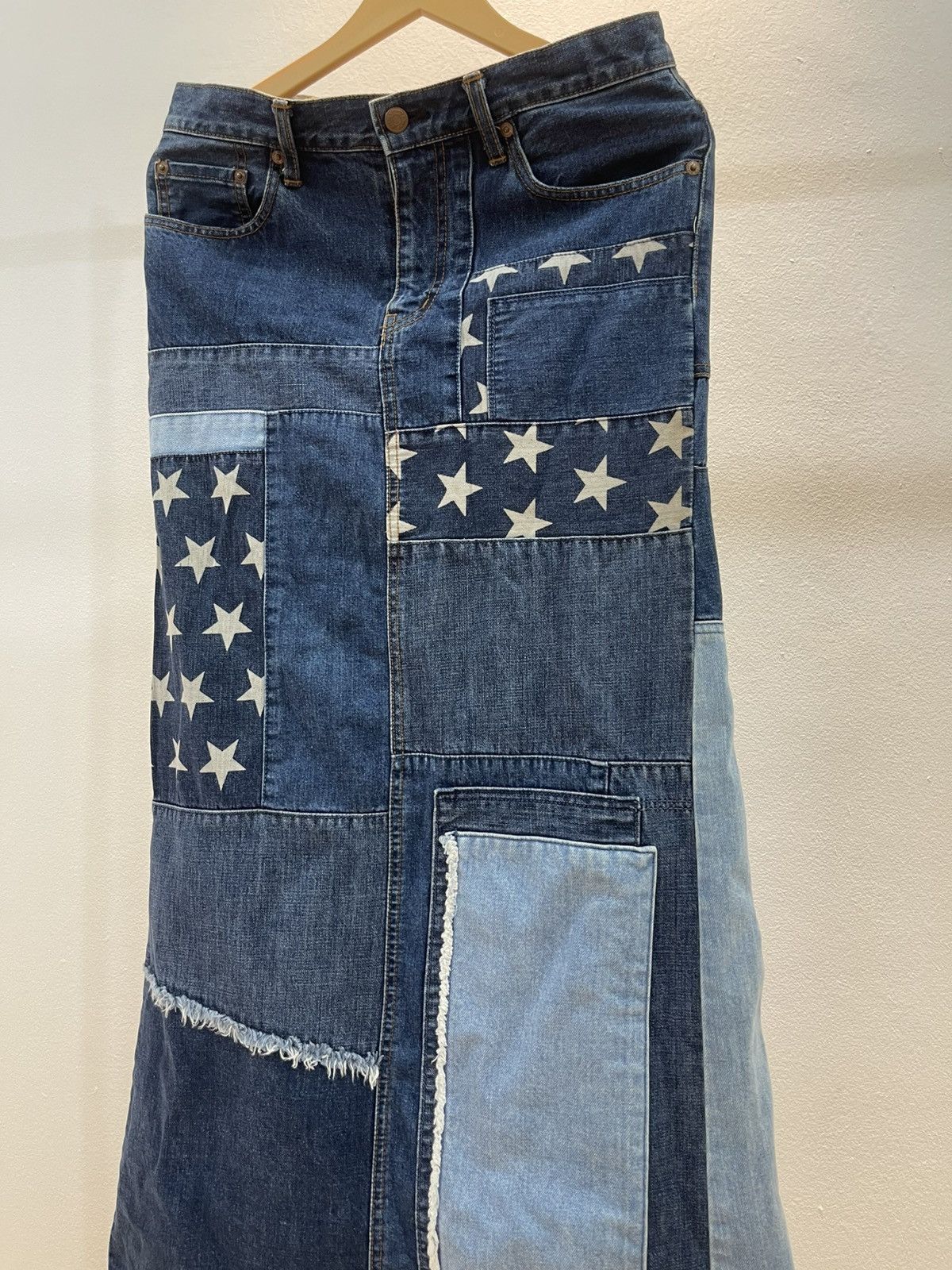 Hysteric Glamour Hysteric Glamour Kinky Star Patchwork Long Skrit Size 30" / US 8 / IT 44 - 3 Thumbnail