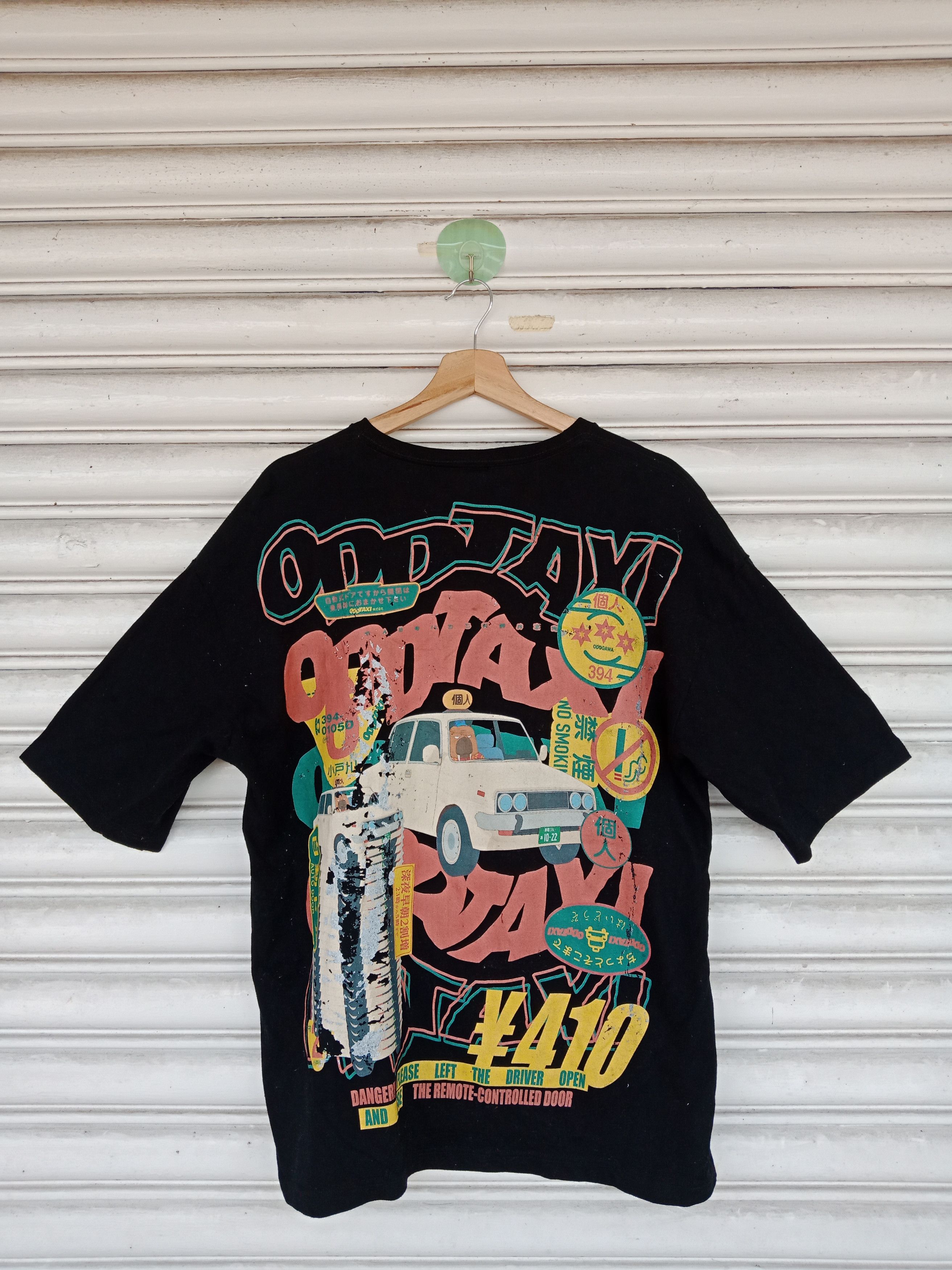 image of Anima x Cartoon Network Odd Taxi in Black, Men's (Size Large)