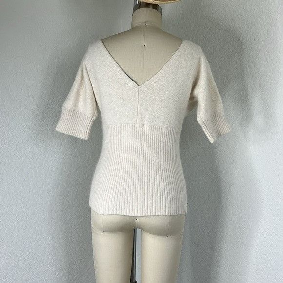Armani Exchange A/X Armani Exchange Angora V Neck Sweater Batwing Dolman Rib Size S / US 4 / IT 40 - 5 Thumbnail
