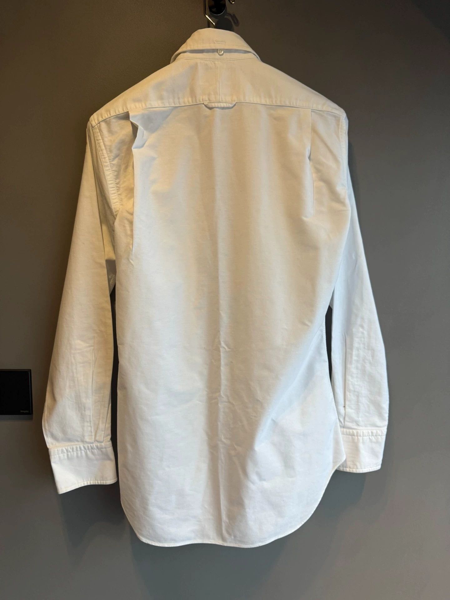 Thom Browne Thom Browne Rare Tricolor Strap Pocket Shirt White Size2 Size US M / EU 48-50 / 2 - 2 Thumbnail