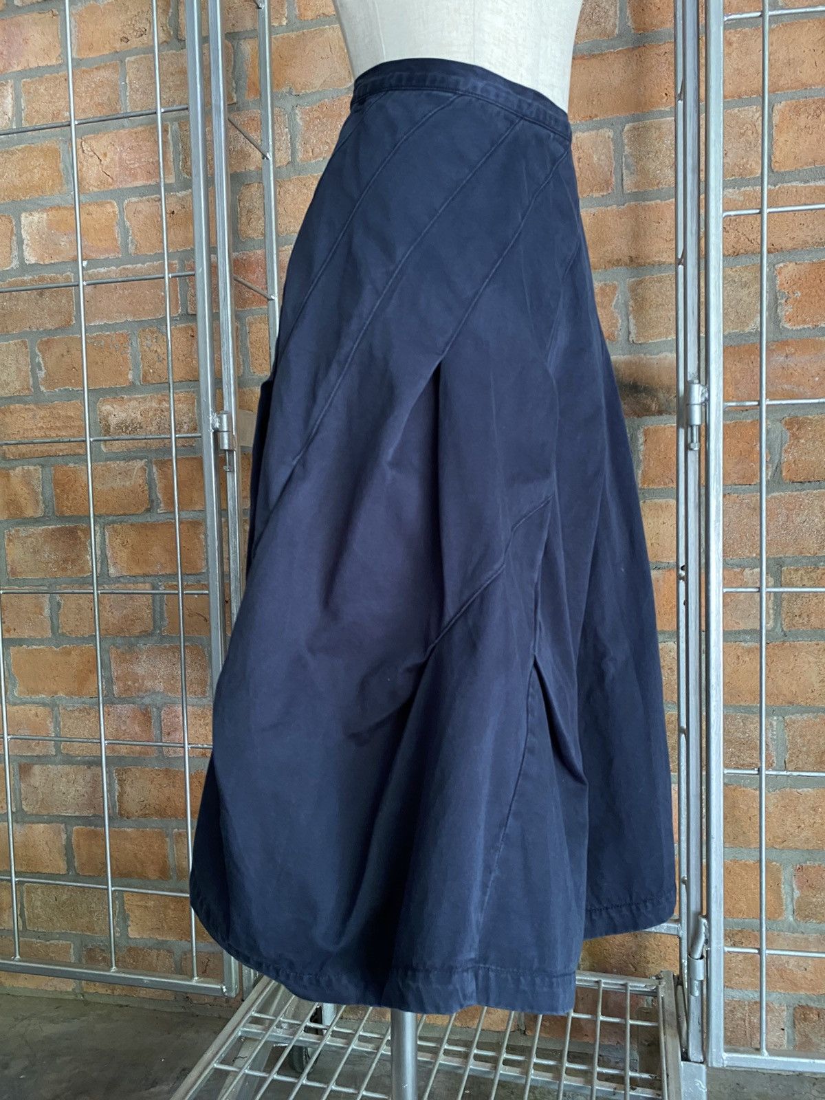 mercibeaucoup Mercibeaucoup Dark Blue Long Skirt Size 26" / US 2 / IT 38 - 2 Thumbnail