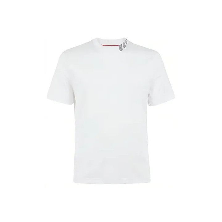 Thom Browne Thom Browne Gray Collar White Tee Size US M / EU 48-50 / 2 - 1 Thumbnail