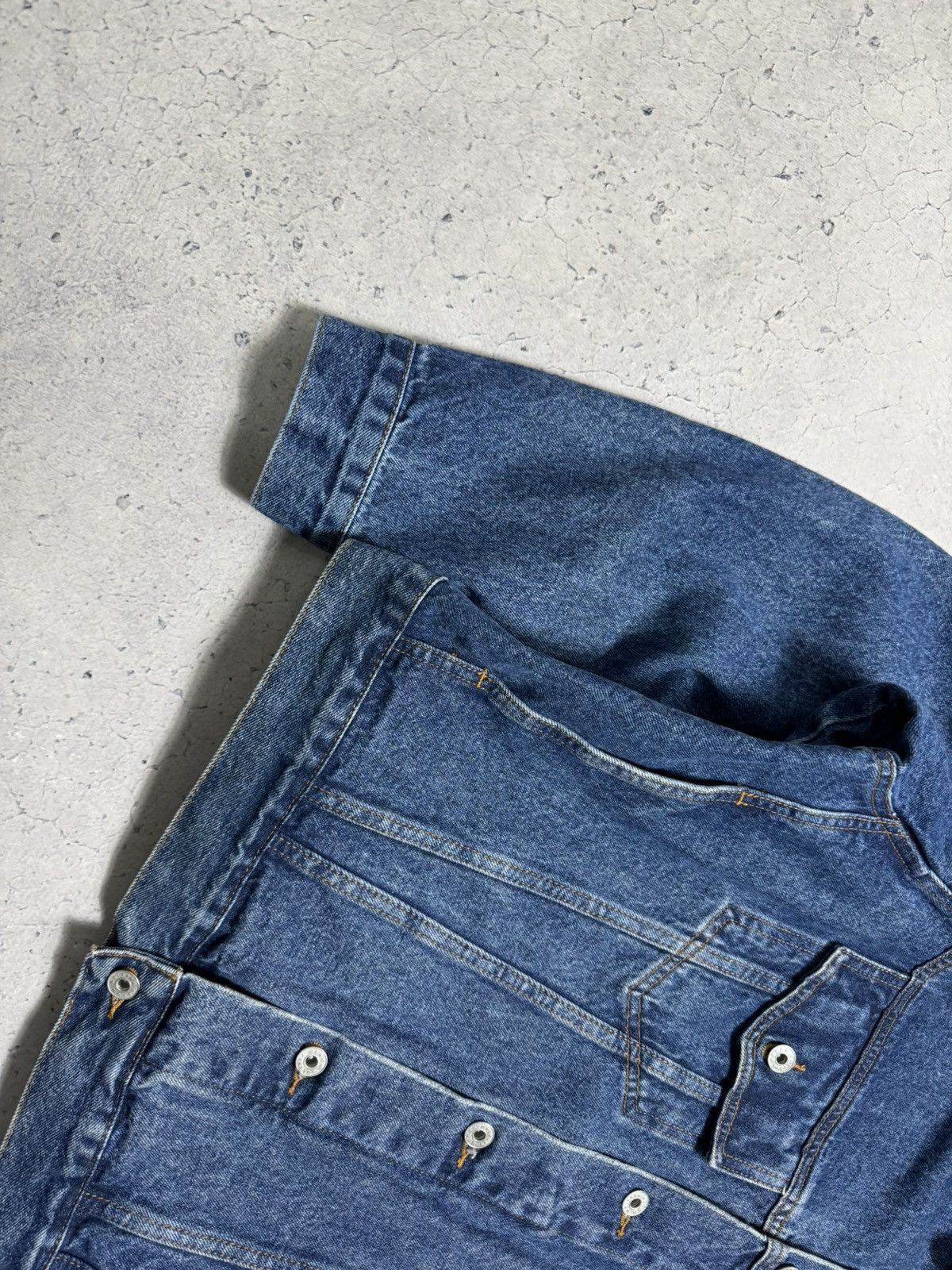 Heron Preston Heron Preston Big Logo Denim Bomber Jacket Size M Luxury Size US M / EU 48-50 / 2 - 3 Thumbnail