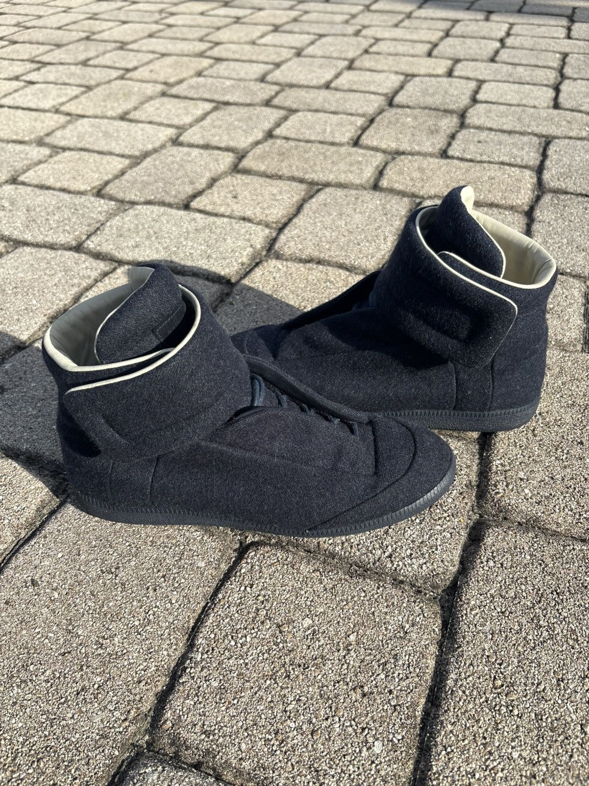 Maison Margiela Maison Margiela Future High ‘Navy Blue Wool’ Size US 11 / EU 44 - 3 Thumbnail