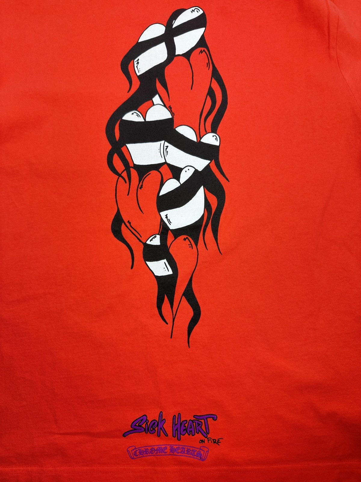 Chrome Hearts MATTY BOY SPARK THE HEART PRINT T-SHIRT Size US XL / EU 56 / 4 - 6 Thumbnail