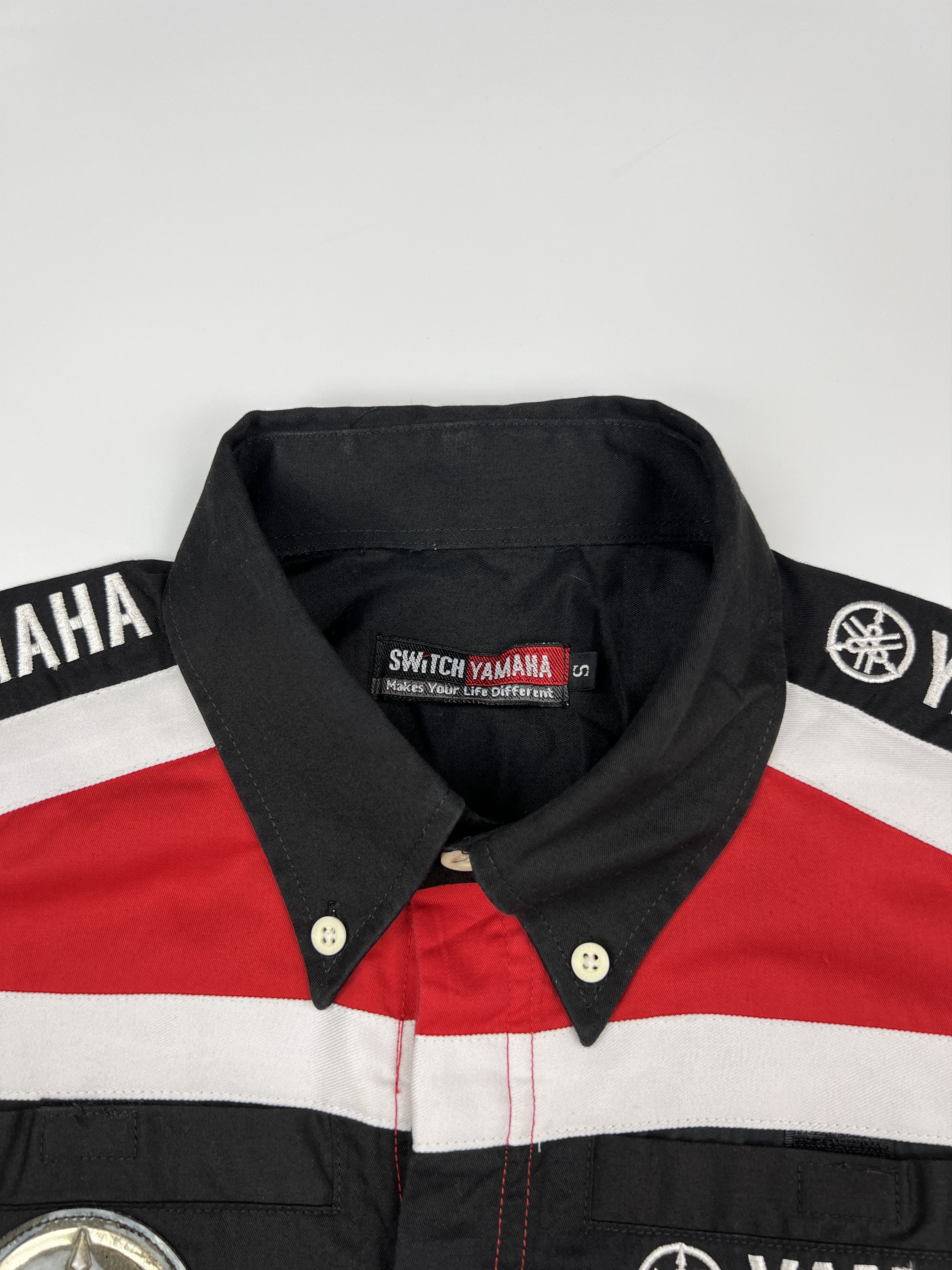 Vintage × Yamaha Vintage Y2K Yamaha Moto Team Racing Button Shirt Logo Size US S / EU 44-46 / 1 - 6 Thumbnail