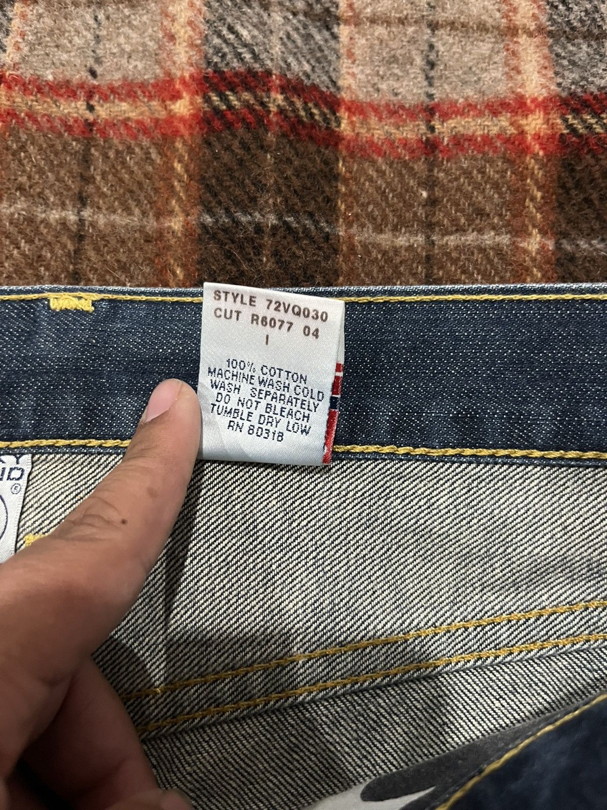 Levi's × Lucky Brand × Vintage Vintage 90’s made in USA lucky brand Starched Jeans Size US 34 / EU 50 - 6 Thumbnail