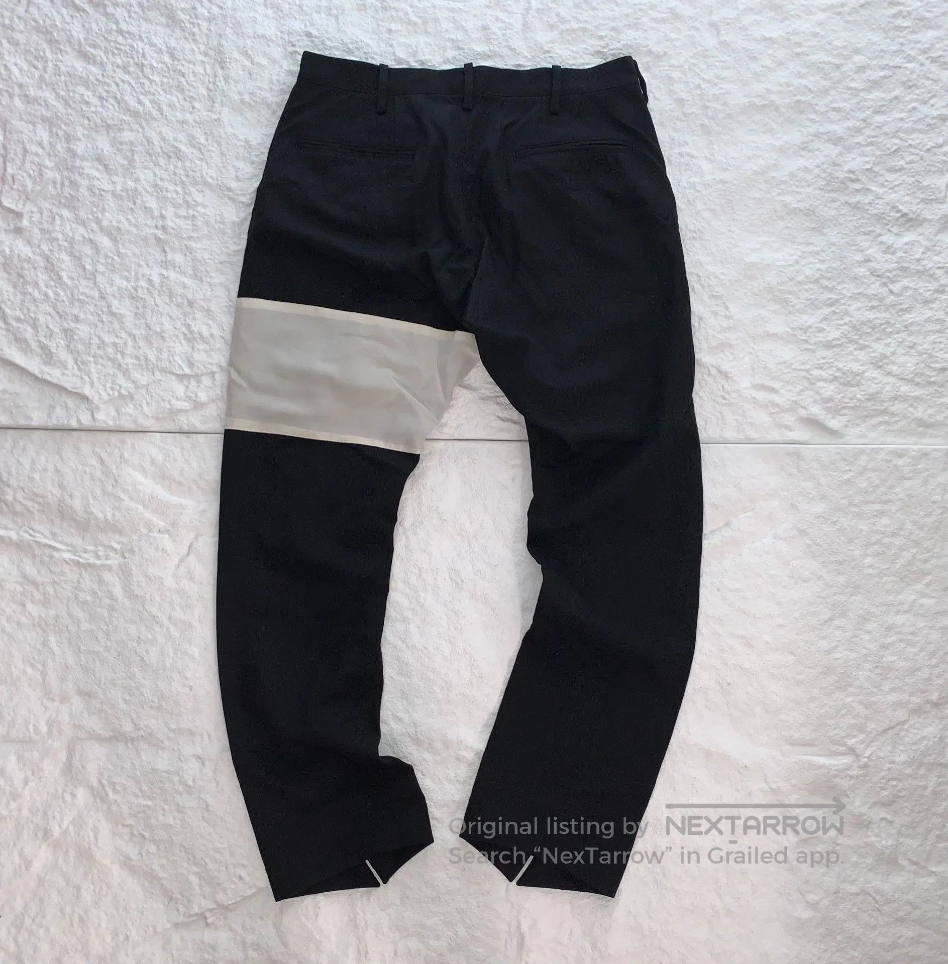 Sulvam Sulvam 3D Tailored Split Hem Trousers. Size US 26 / EU 42 - 2 Thumbnail