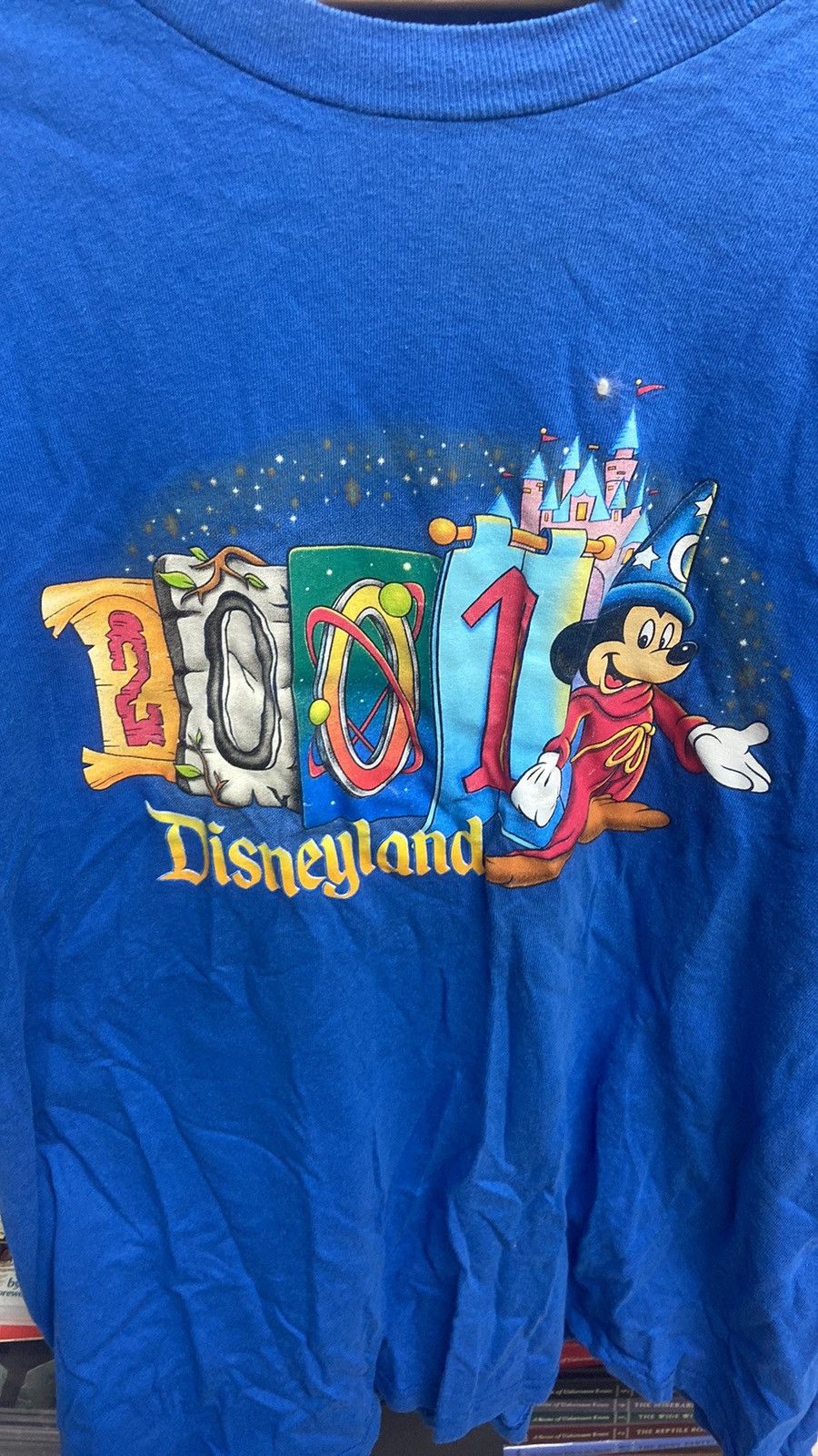 Disney × Vintage Vintage 2001 Disneyland Resort Blue Short Sleeve Tee Size US L / EU 52-54 / 3 - 3 Thumbnail