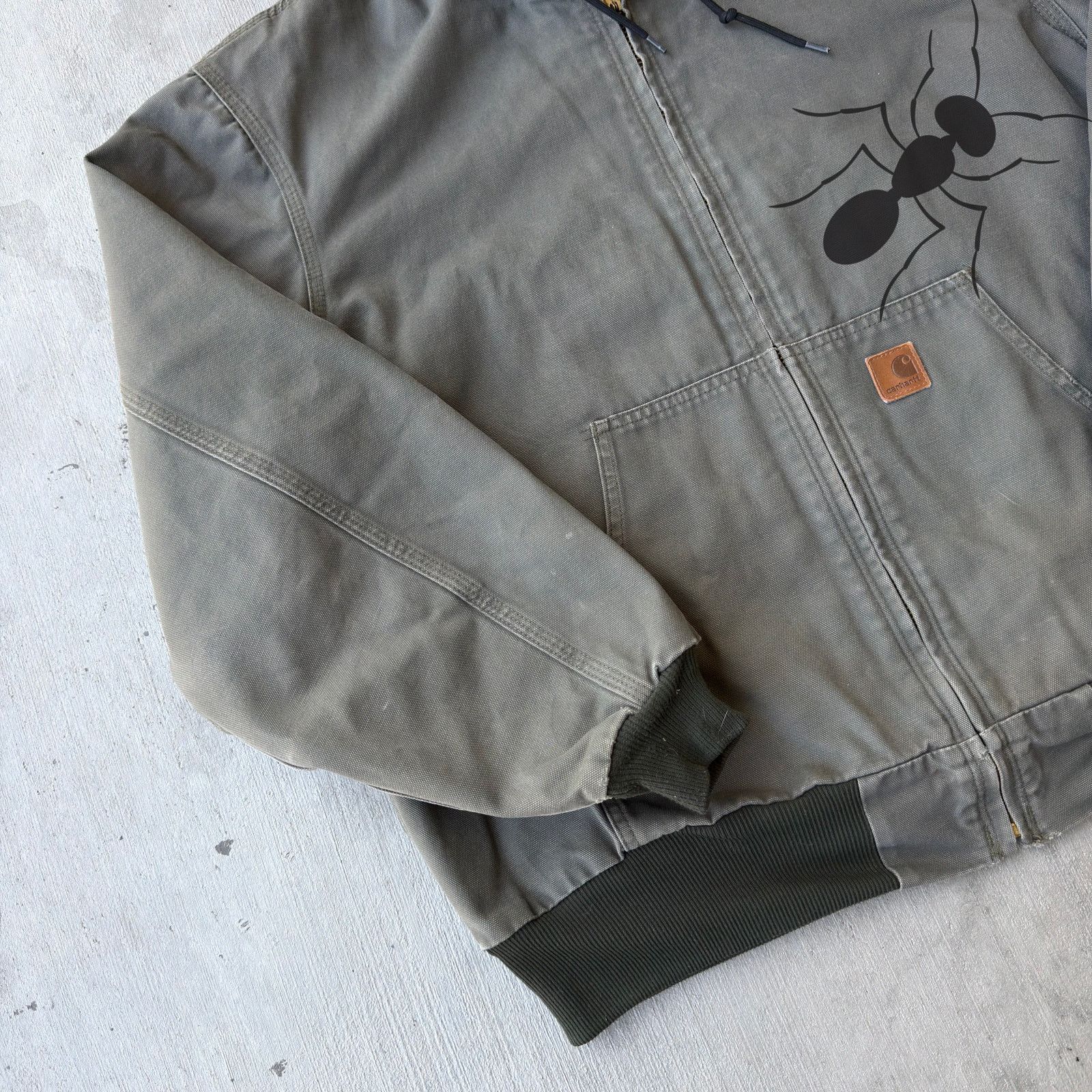 Carhartt × Vintage Carhartt J280 MOS green hooded work wear jacket Size US XL / EU 56 / 4 - 2 Thumbnail