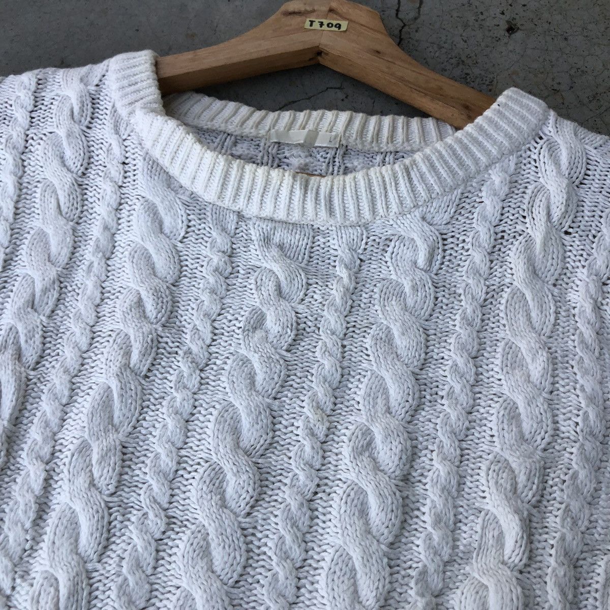 Aran Isles Knitwear × Japanese Brand 🔴Japanese GU Pureknit Pullover/Jumper Sweater Size US M / EU 48-50 / 2 - 5 Thumbnail