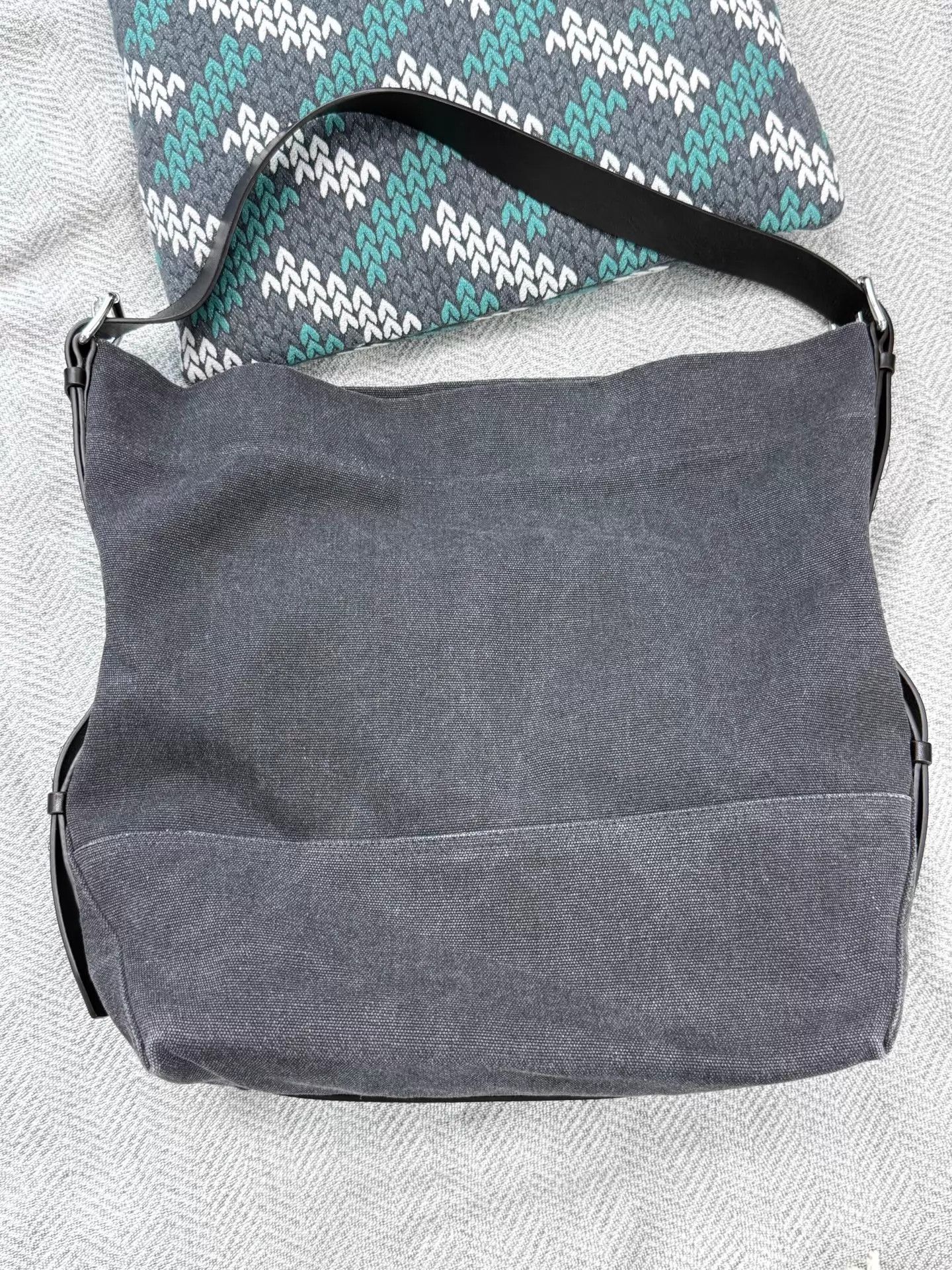Lemaire Lemaire Gray Canvas Tote - New Size ONE SIZE - 2 Thumbnail
