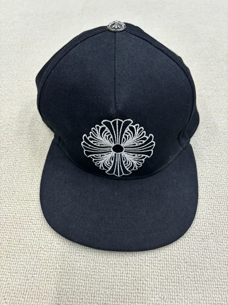 Chrome Hearts Large Cross Silver Buckle Cap