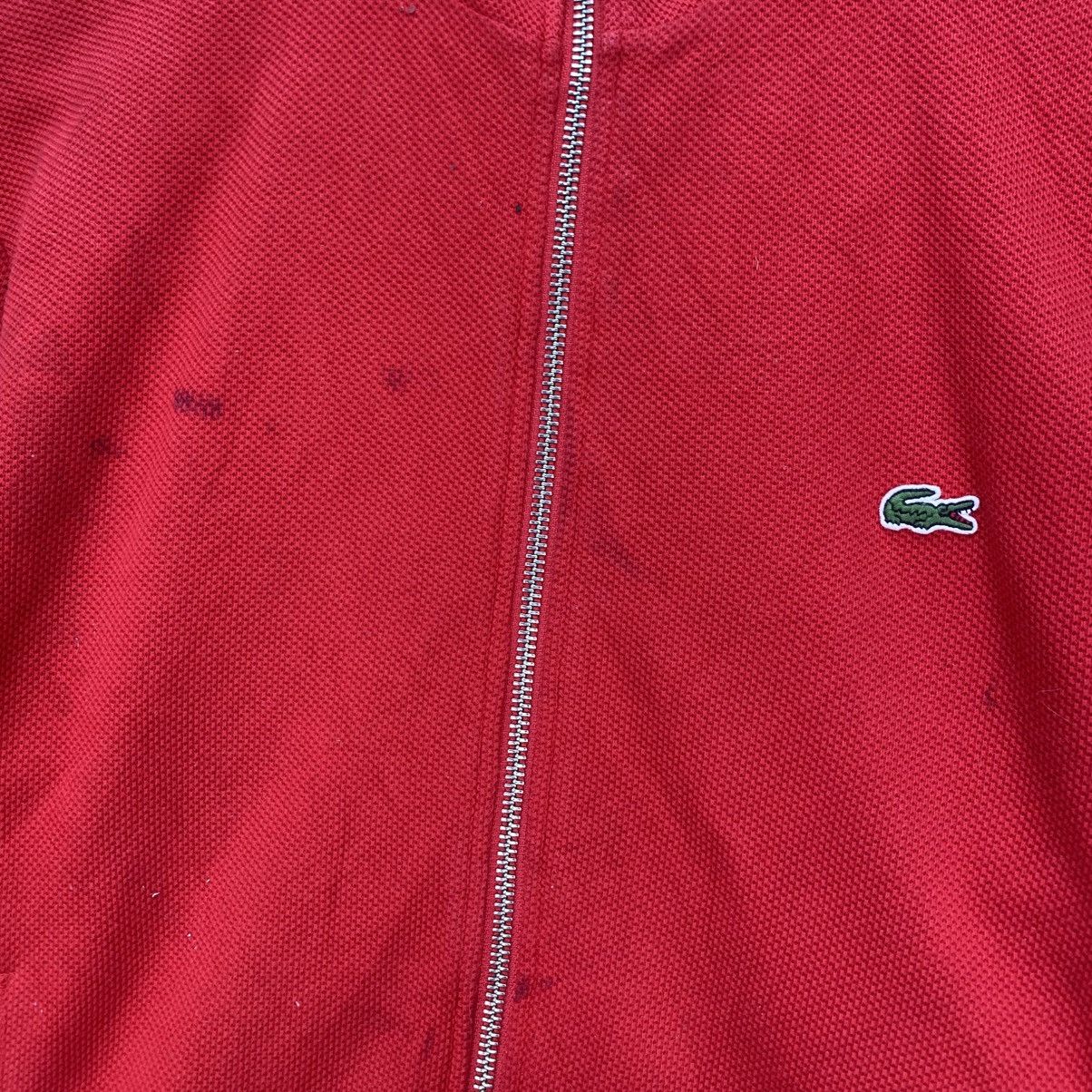 Lacoste 🫶Lacoste Red Zip Up Bomber Jacket Size US S / EU 44-46 / 1 - 3 Thumbnail