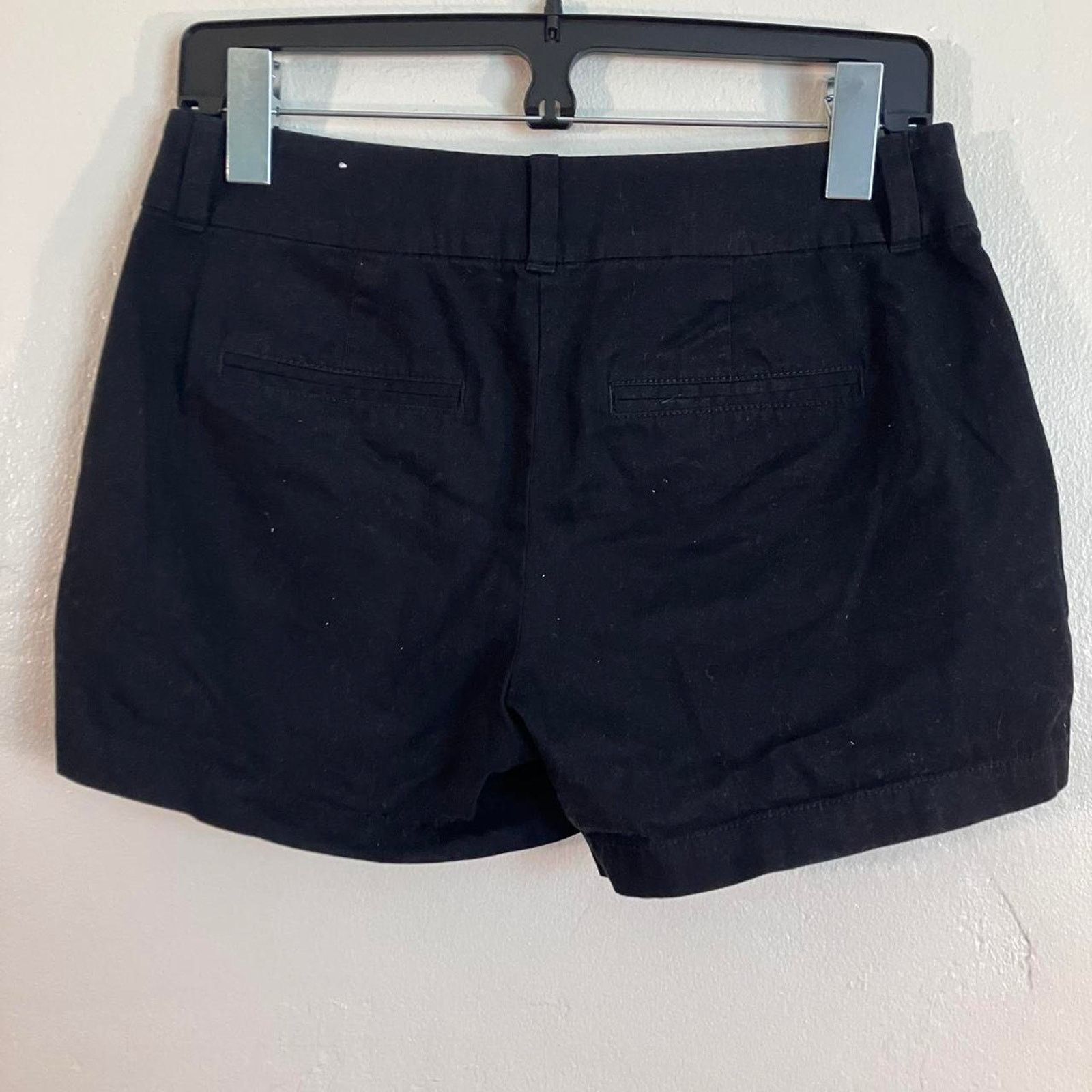 Loft Loft High Waisted Chino Black Shorts Size 25" / US 0 / IT 36 - 3 Thumbnail