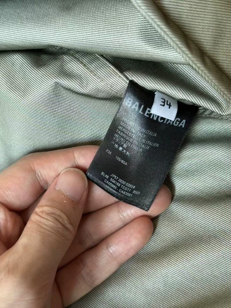 Balenciaga Balenciaga Khaki back logo assault jacket 2502-Nextarrow Size XXS / US 00 / IT 34 - 4 Thumbnail