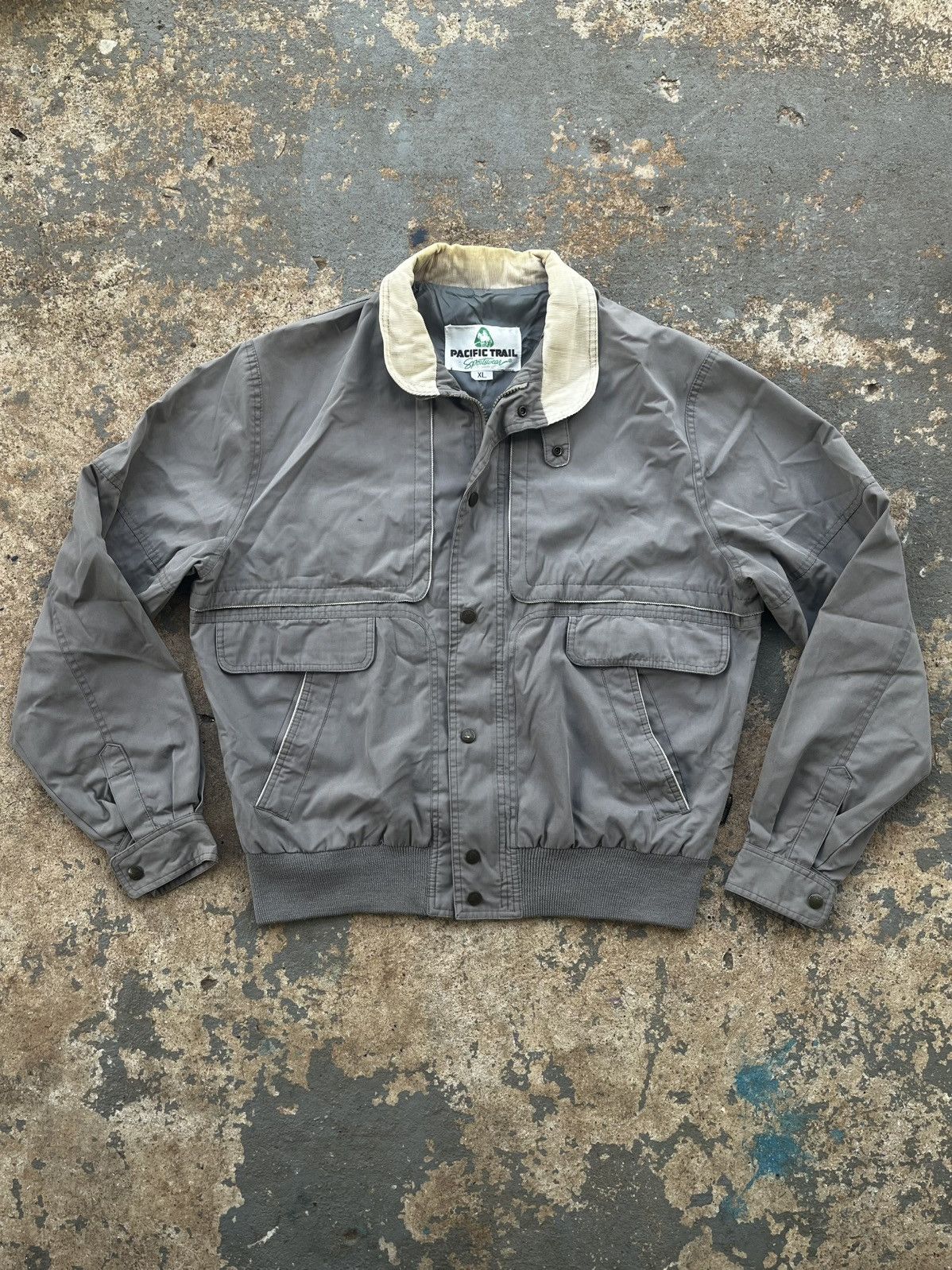 Pacific Trail Grey Vintage 90s Pacific Trail bomber zip up Size US XL / EU 56 / 4 - 1 Thumbnail