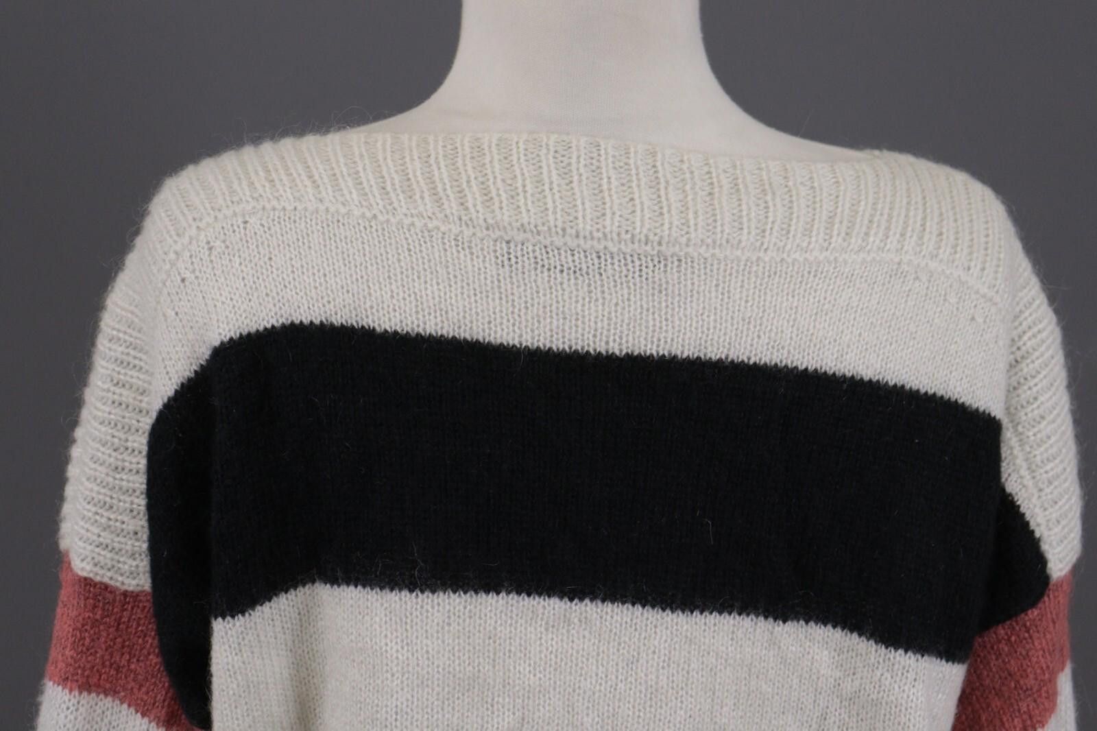 Allsaints All Saints Multicolor Striped Mohair Knit Sweater Size S Size S / US 4 / IT 40 - 11 Thumbnail