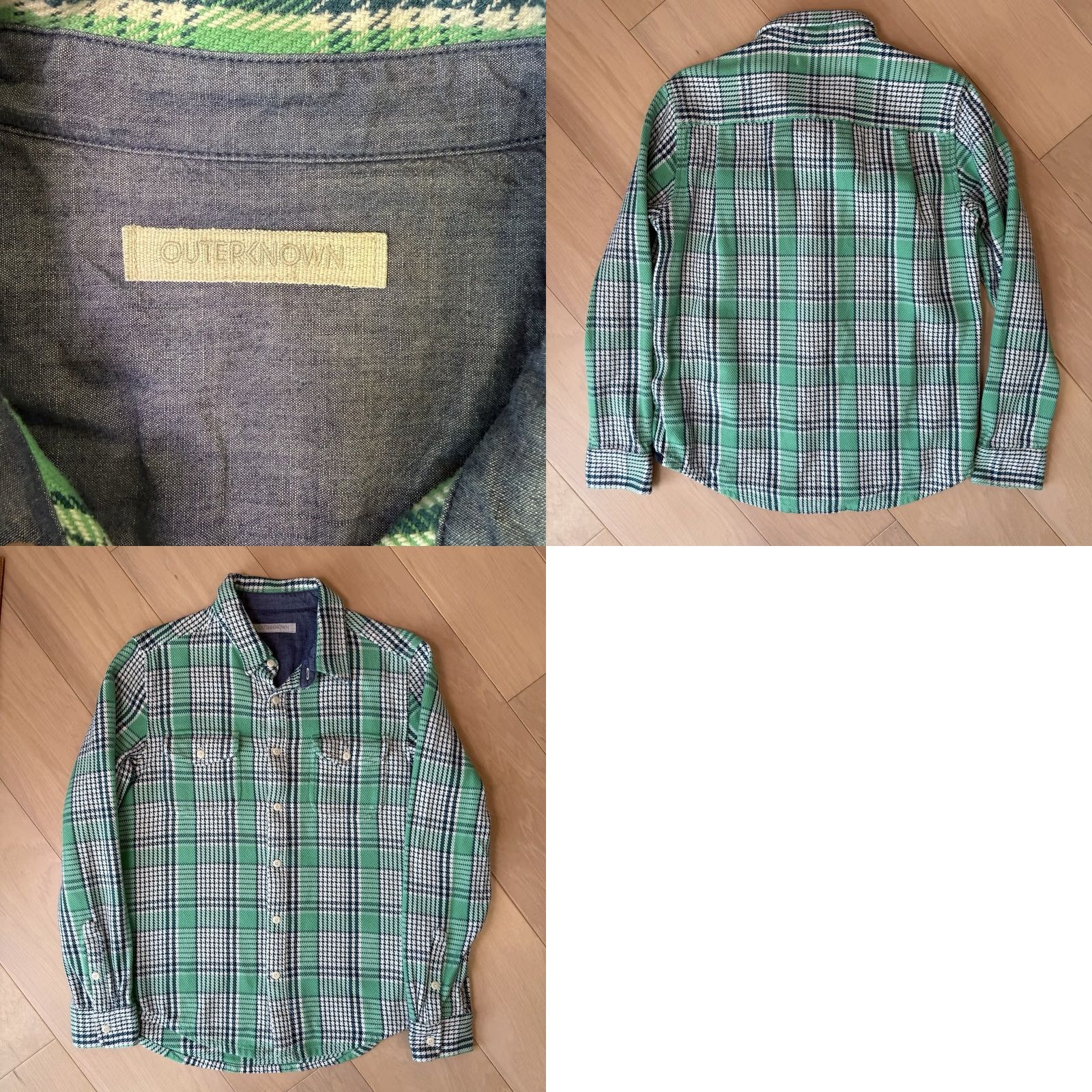 Outerknown Outerknown Blanket Shirt Medium Multicolor Plaid Cotton Button-Up - Casual Workwear, Mens, Long Sleeve, Logo, Pockets, All Seasons Size US M / EU 48-50 / 2 - 8 Thumbnail