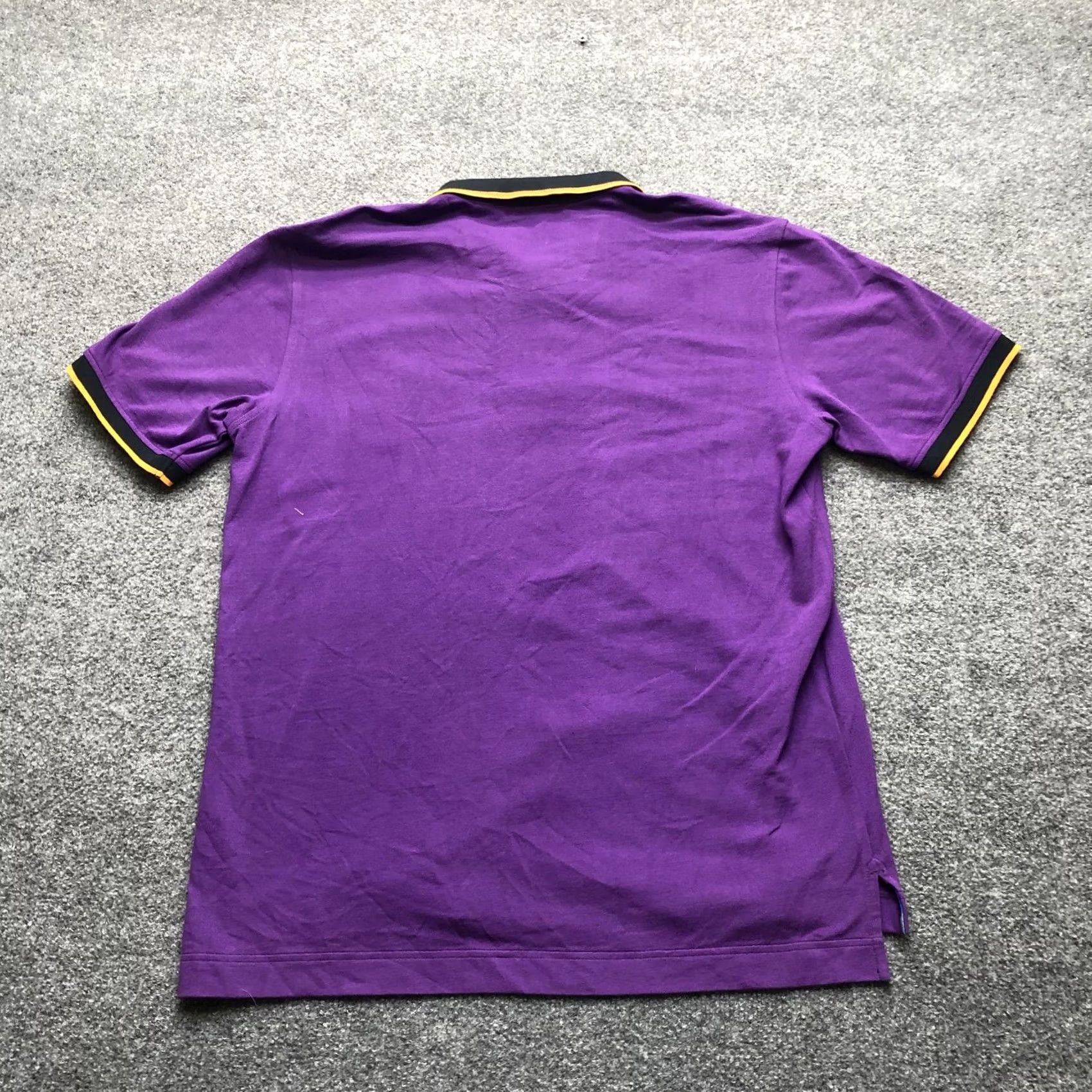 Robert Graham Robert Graham Polo Shirt Mens M Purple Embroidered Scissors Short Sleeve Size US M / EU 48-50 / 2 - 5 Thumbnail