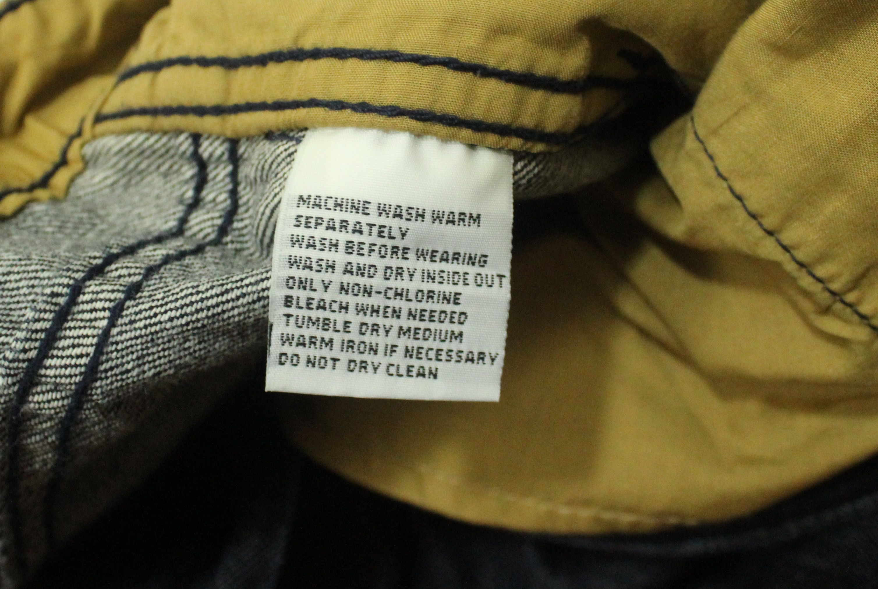 Pelle Pelle 54” Giant Waist PELLE PELLE Denim Baggy Embrroidered Logo Size US 44 / EU 60 - 13 Thumbnail