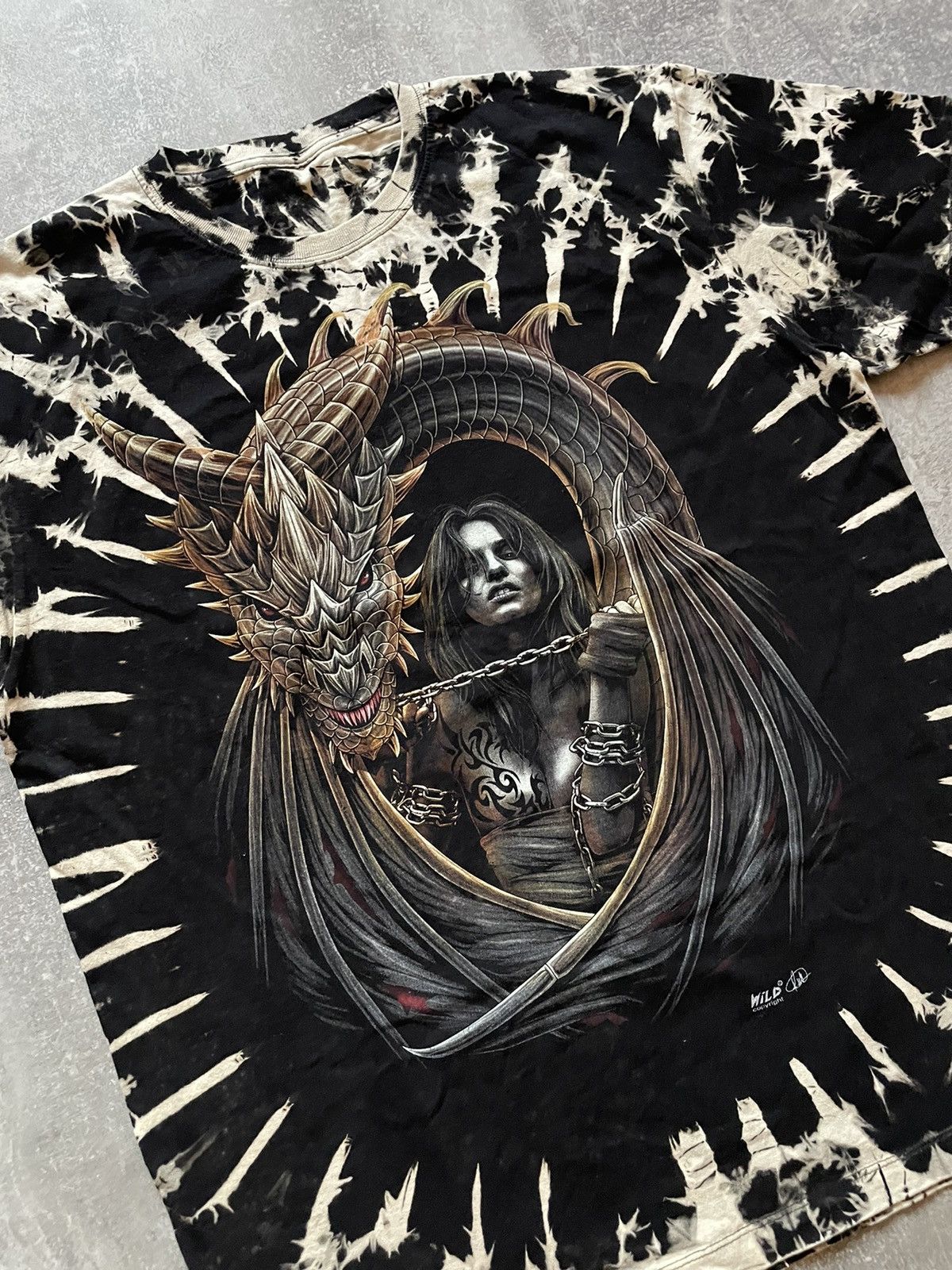 Affliction Affliction Style Dragon 🐉 T-Shirt Avant Garde Size US XL / EU 56 / 4 - 2 Thumbnail