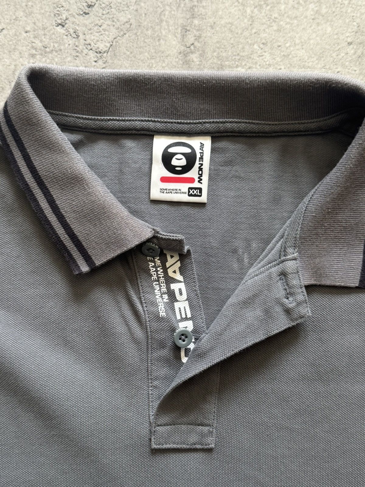 Aape Aape By A Bathig Ape Polo Shirt Size US XXL / EU 58 / 5 - 6 Thumbnail