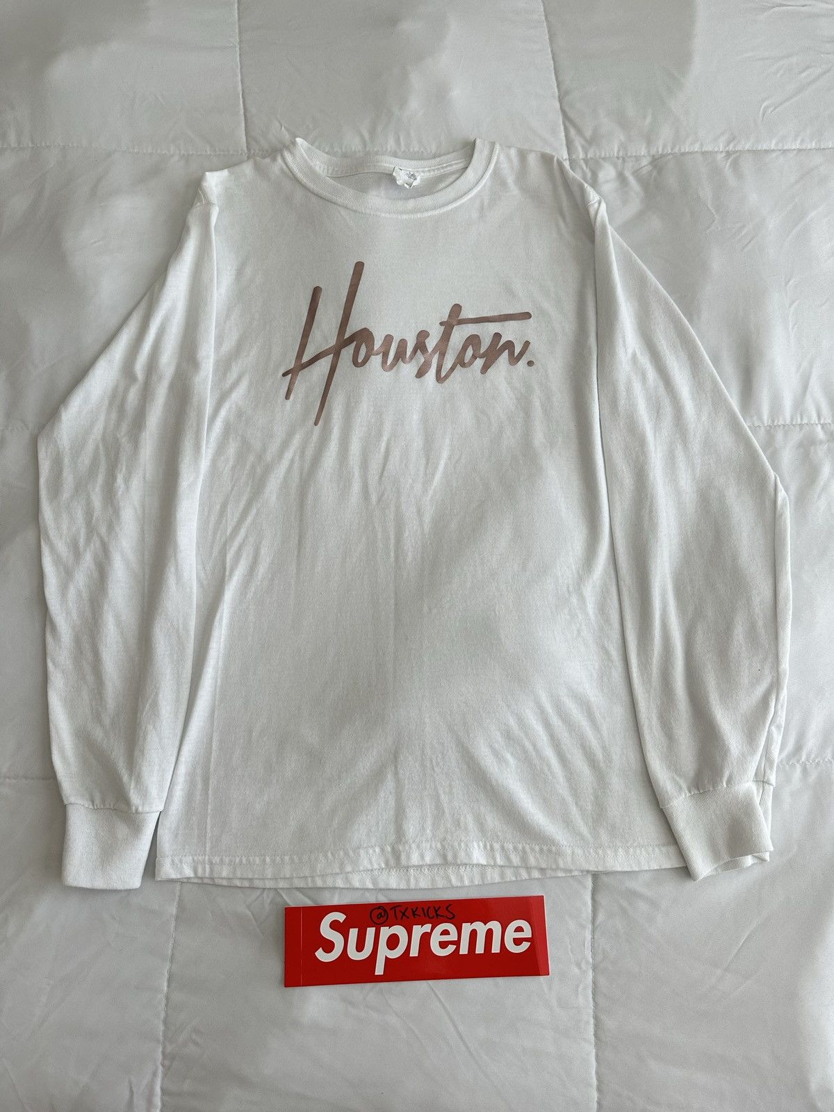 Vintage Apparel Houston Vintage Longsleeve Tee Size US S / EU 44-46 / 1 - 1 Thumbnail