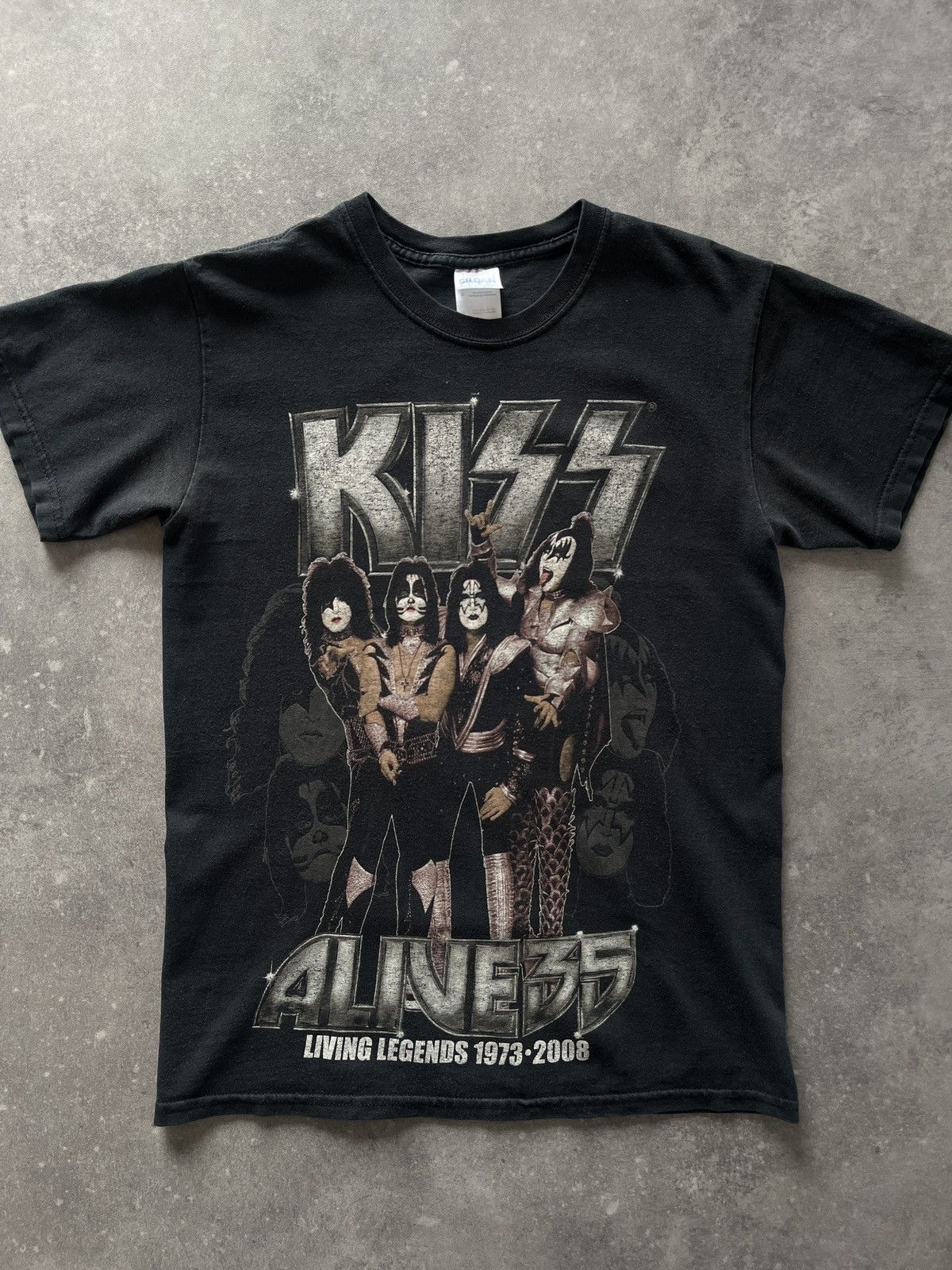 KISS Vintage Kiss 2008 Alive 35 T-Shirt Rock Metal Band Usa UK Size US S / EU 44-46 / 1 - 3 Thumbnail