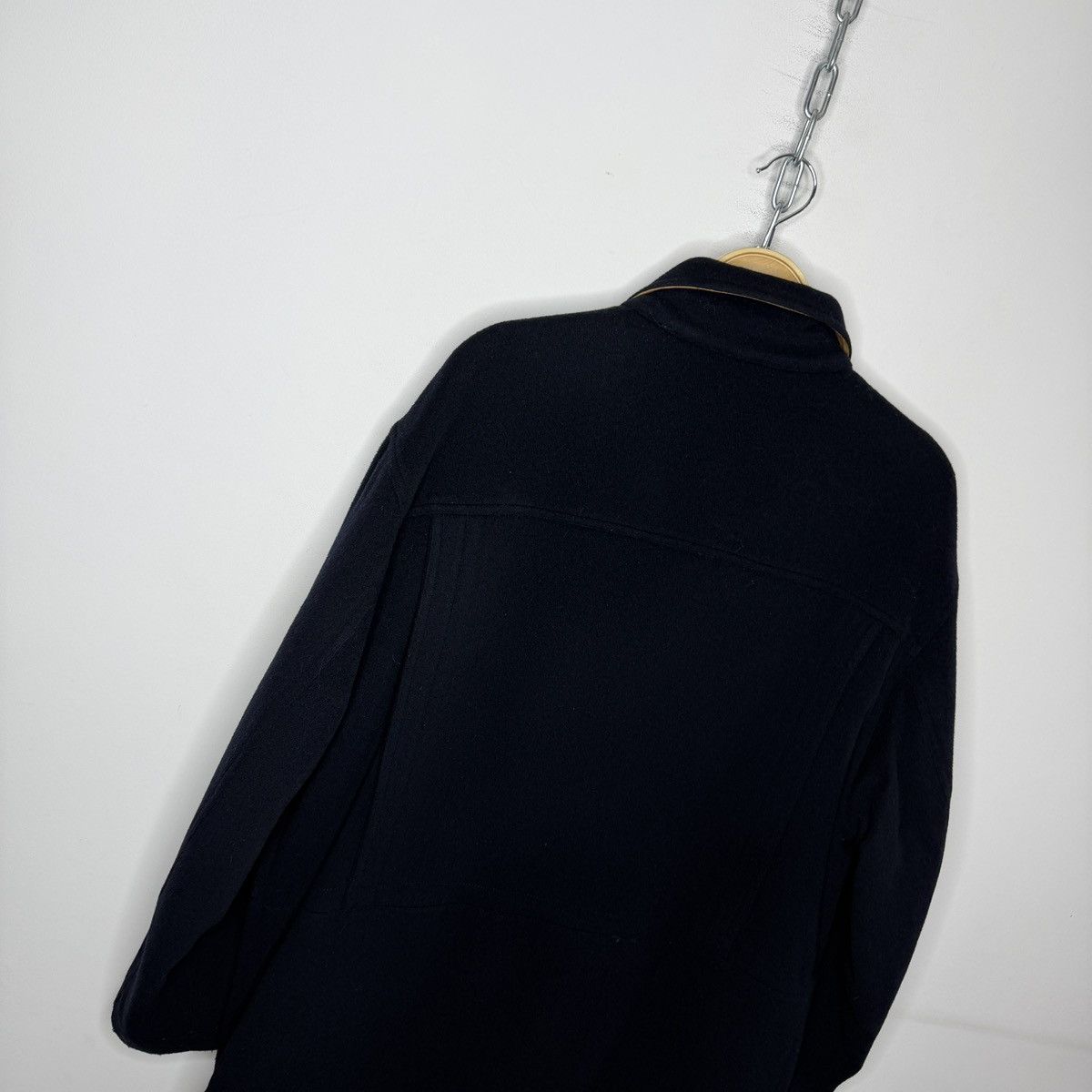 Burberry Burberry Wool Navy Coat Size 50 Avant Garde Nova Check Size US M / EU 48-50 / 2 - 13 Thumbnail