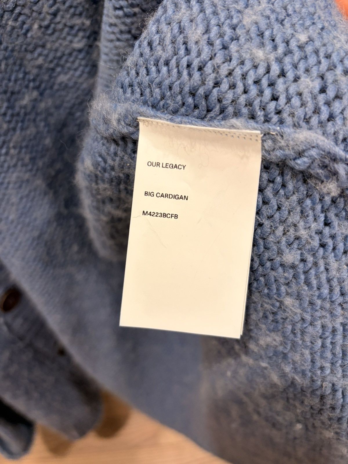 Our Legacy Our Legacy Big Cardigan in Funky Blue Acrylic Size 50 Size US L / EU 52-54 / 3 - 3 Thumbnail