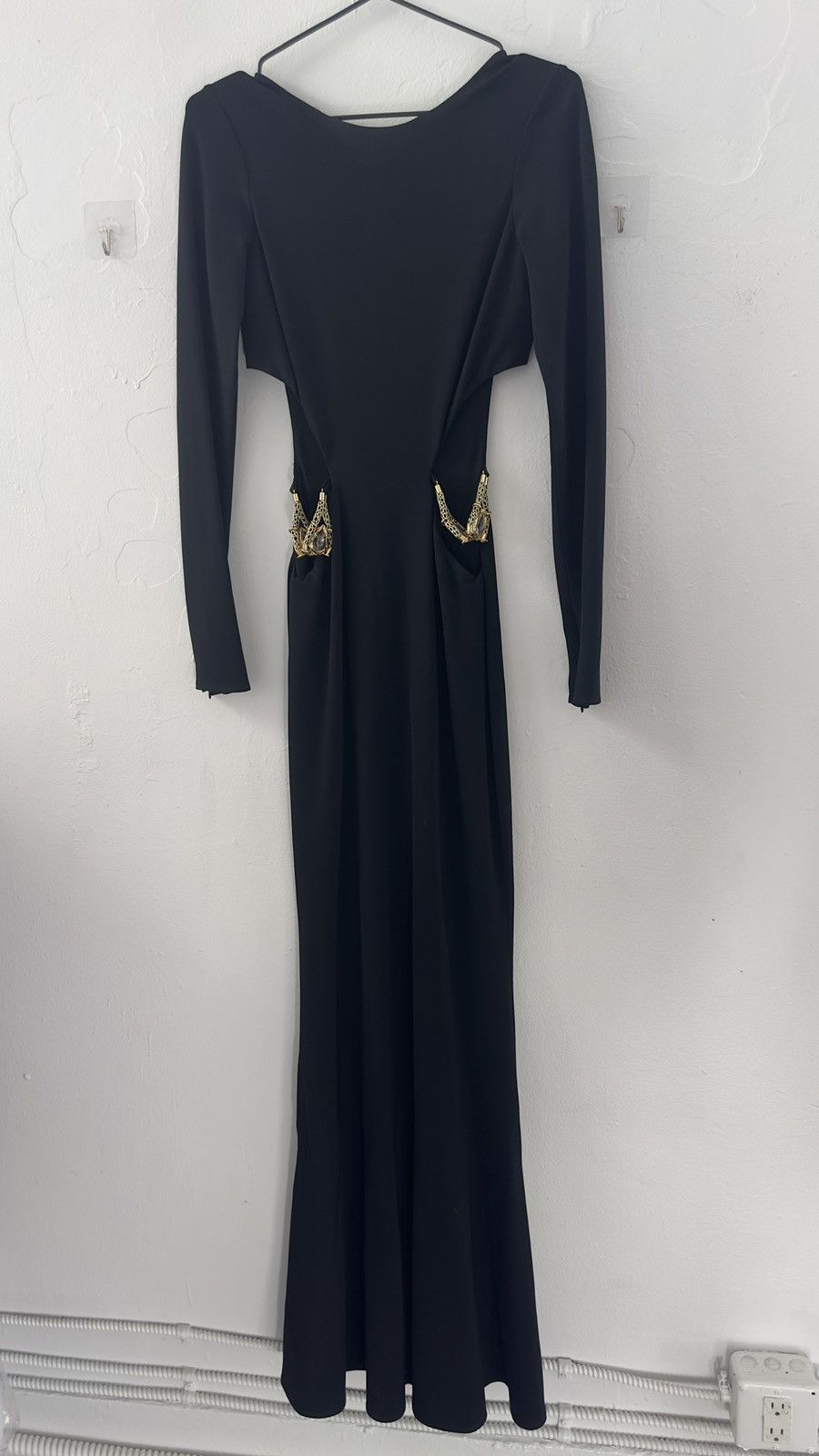 Handmade Haney Black Dress Gown Size S / US 4 / IT 40 - 1 Thumbnail