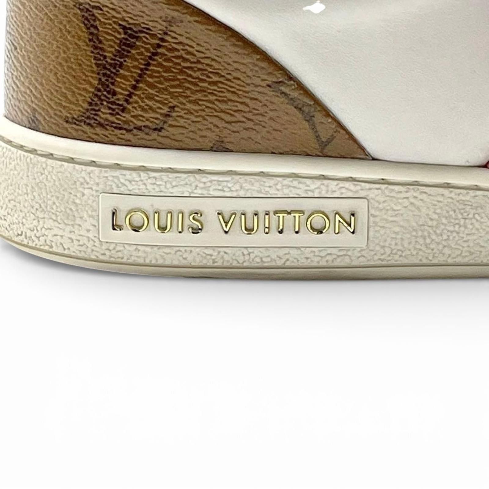 Louis Vuitton Louis Vuitton - White Leather Sneakers Size US 7.5 / IT 37.5 - 8 Thumbnail