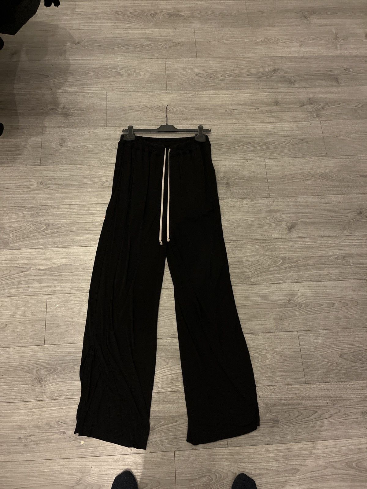 Rick Owens Rick Owens Lido S/S 24 Extra length Cupro track pants Size US 32 / EU 48 - 3 Thumbnail