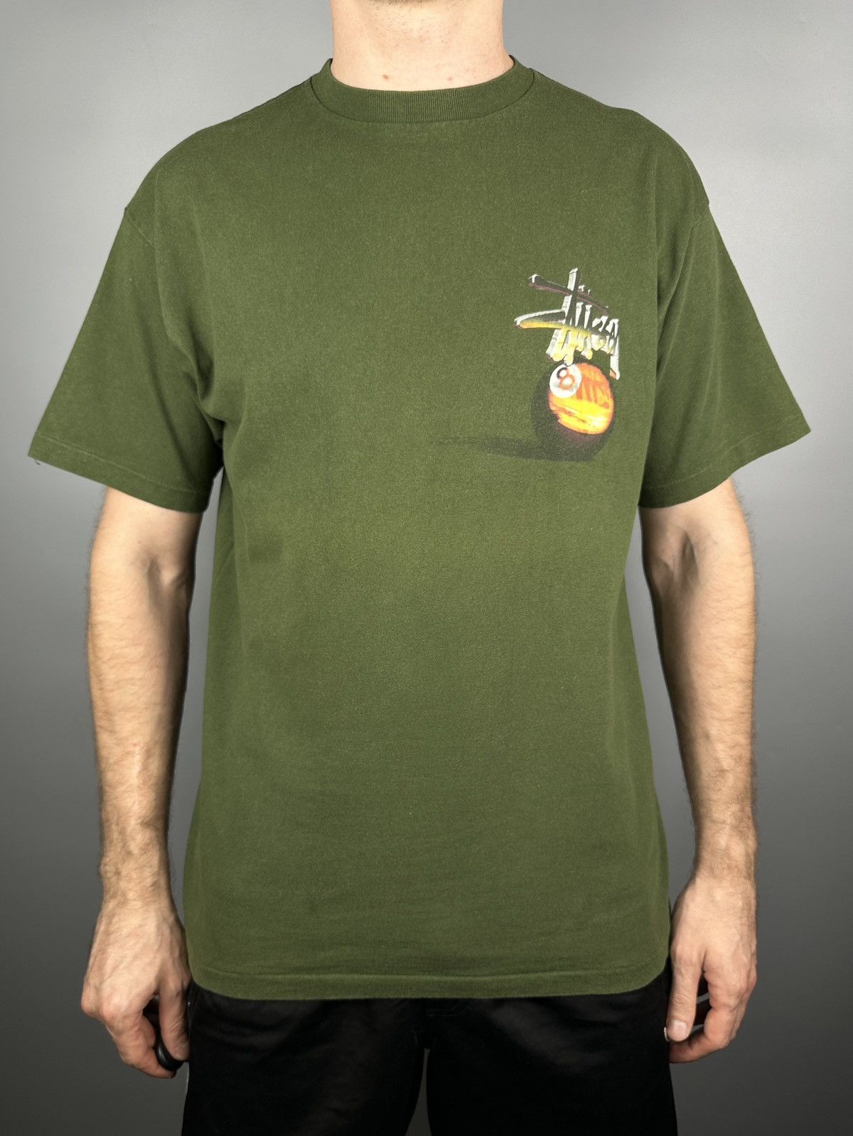 Stussy Vintage Stussy 8 Ball Single Stitch Made in USA T Shirt Tee Size US L / EU 52-54 / 3 - 3 Thumbnail