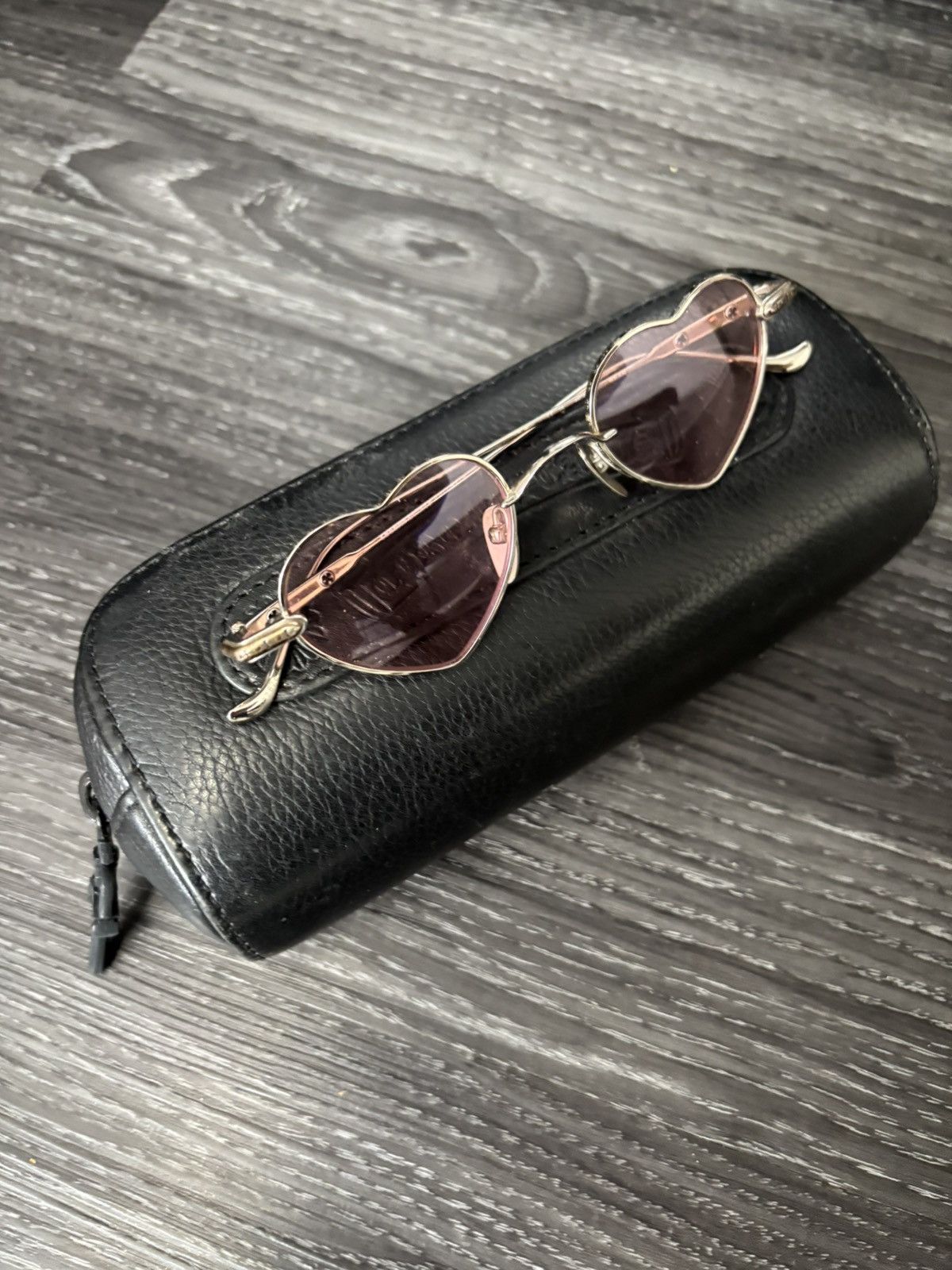Chrome Hearts Bean Sunglasses Pink & Silver Size ONE SIZE - 1 Thumbnail