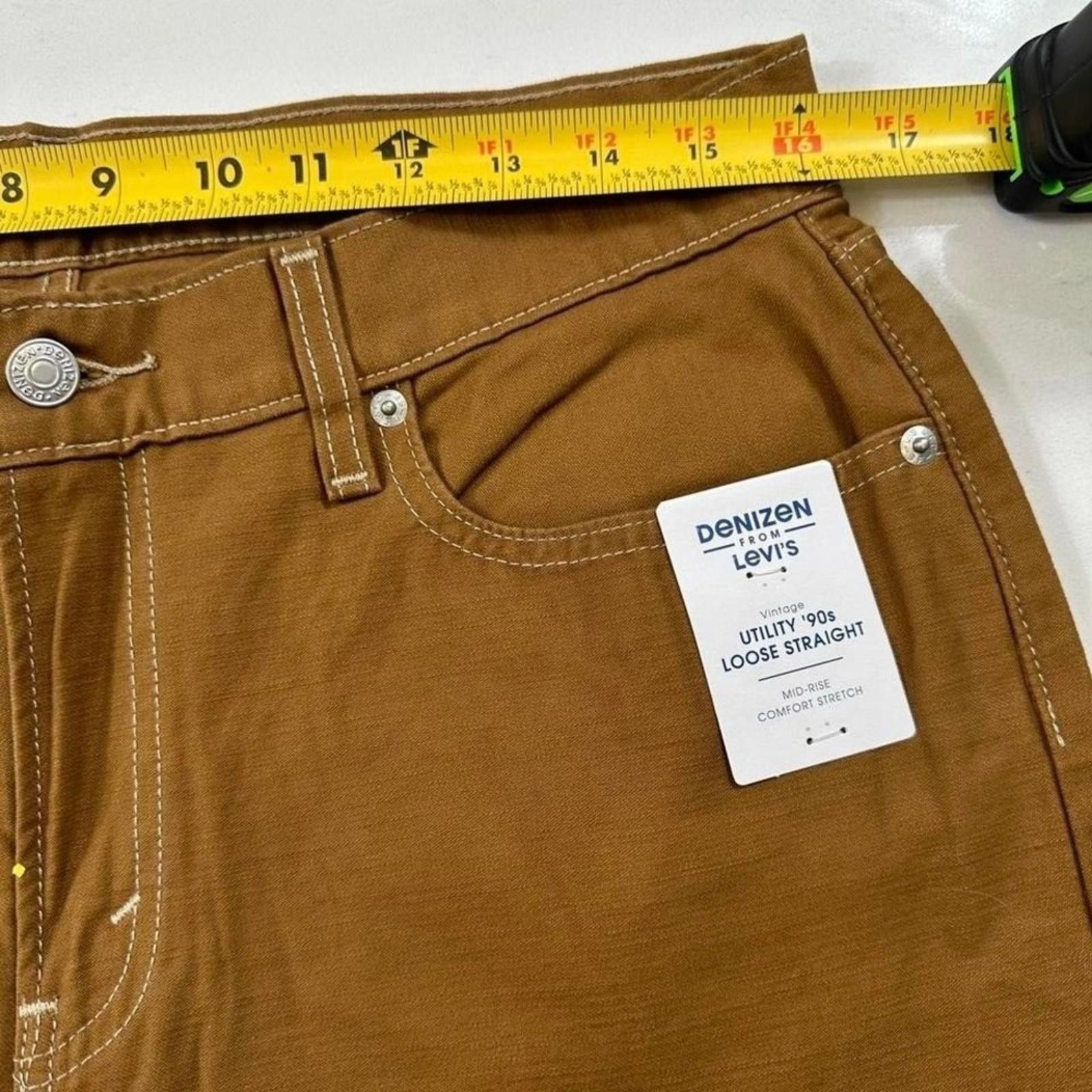 Levi's NWT Vintage Levis Denizen Utility 90s Loose Jeans Womens W29 Size 29" - 4 Thumbnail