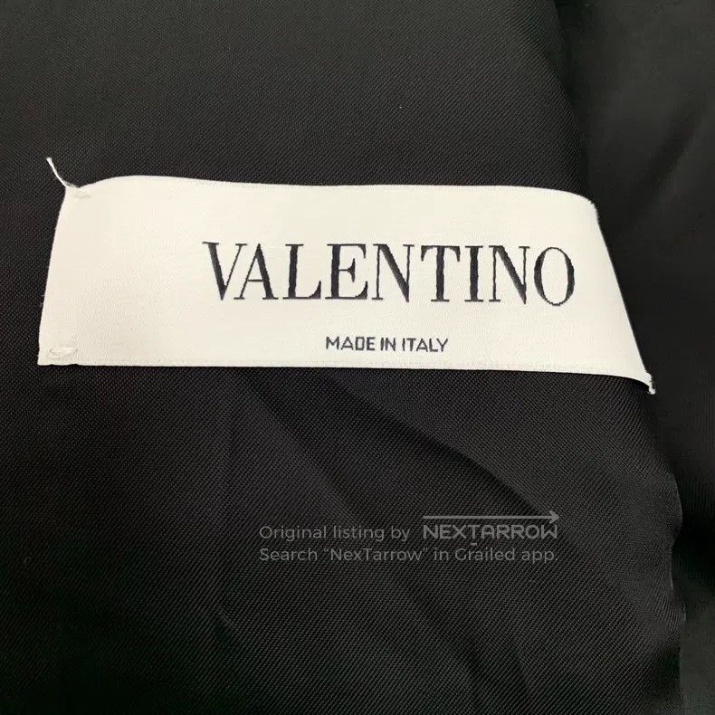 Valentino Valentino Black plaid sheep wool lapel double-breasted lon Size M / US 6-8 / IT 42-44 - 5 Thumbnail