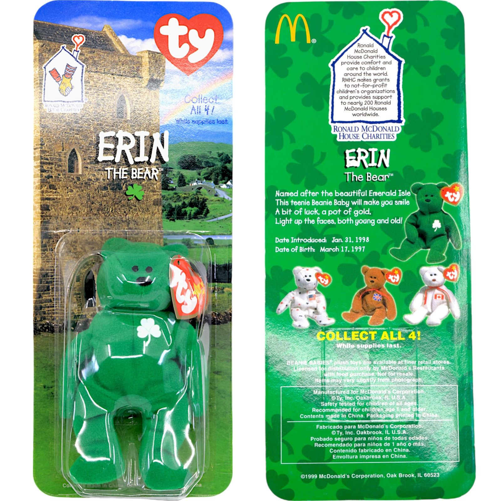 Other Teenie Beanie Babies 1999 Country Bears x McDonald's - All 4 Size ONE SIZE - 5 Thumbnail